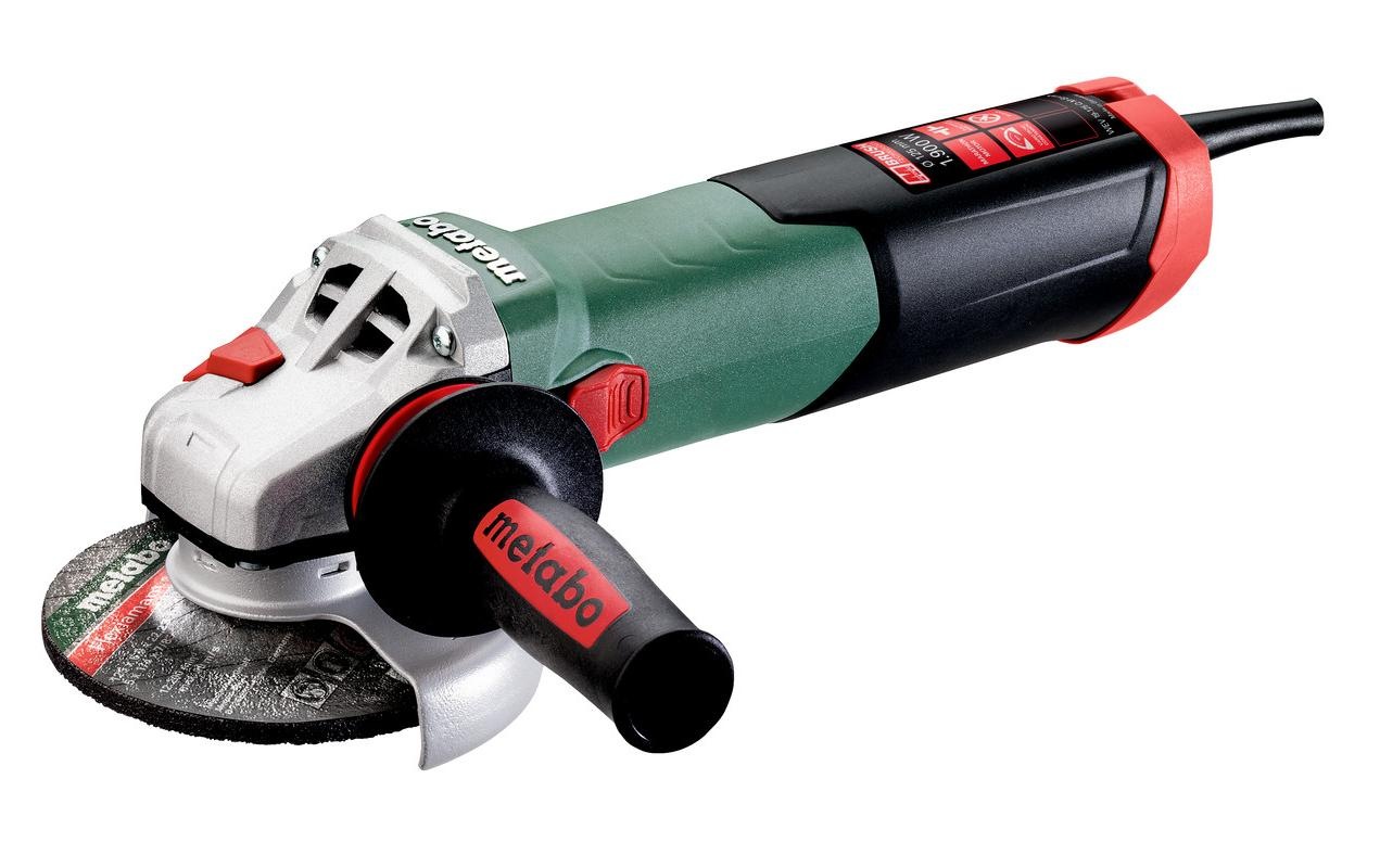 Metabo, metabo Winkelschleifer »WEV 19-125 Q M-Brush, Ø 125 mm«, schwarz, Werkzeuglos verstellbare Schutzhaube, verdrehsicher fixierbar