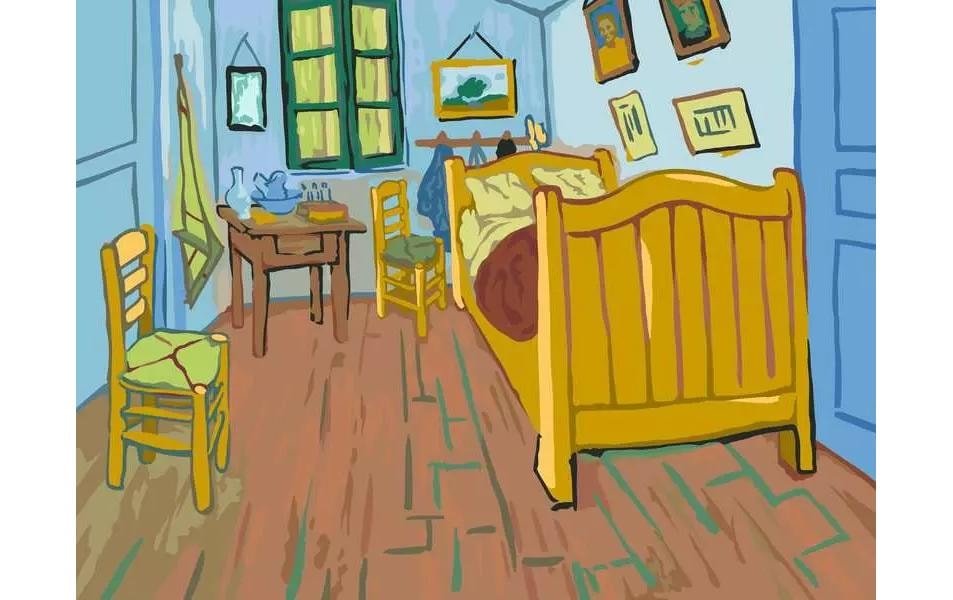 Ravensburger Peinture par numéros »CreArt, Schlafzimmer in Arles (Van Gogh)« fabriqué en Europe