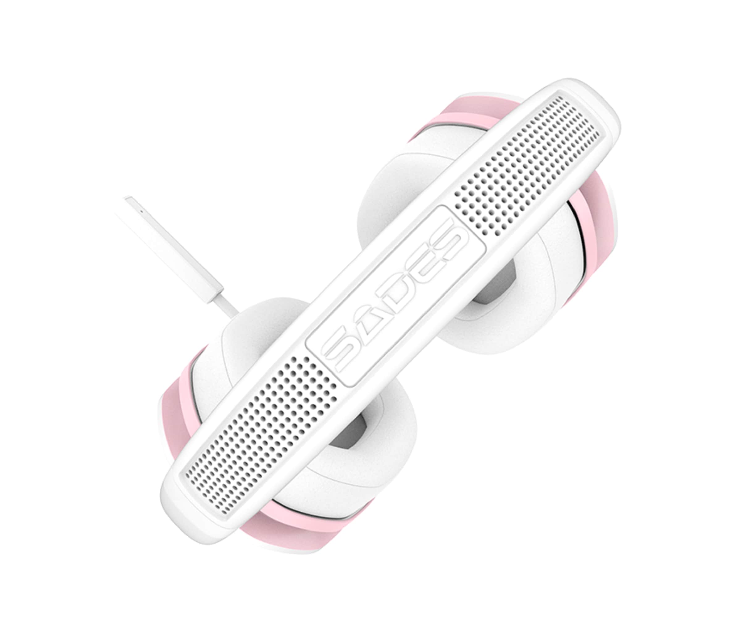 Sades Gaming-Headset »Carrier SA-203« Rauschunterdrückung kabellos, Stereo, Over Ear, Bluetooth 5.0, 2,4G, 3,5 mm