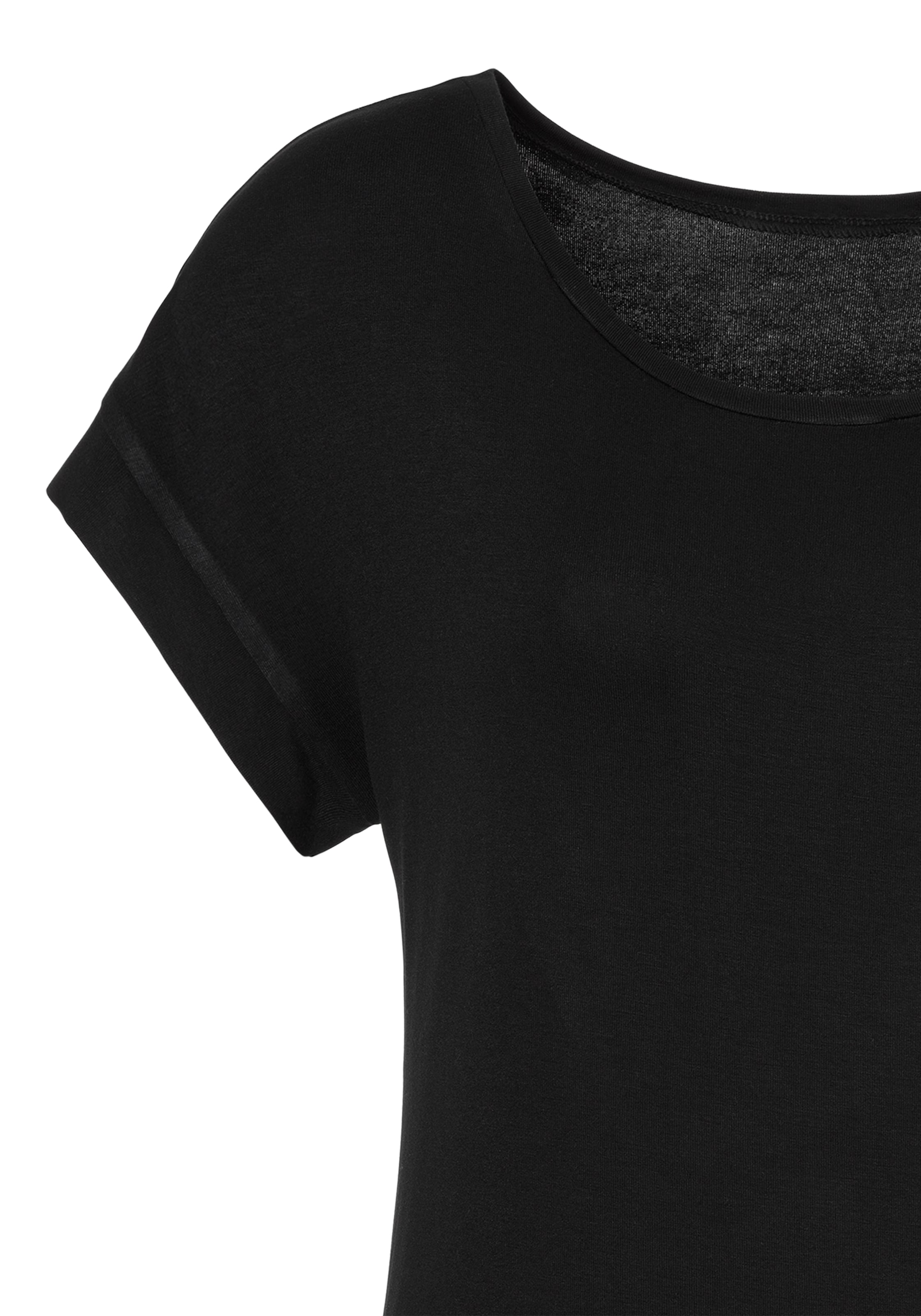 ♕ Vivance T-Shirt, mit elastischem Saumabschluss versandkostenfrei  bestellen