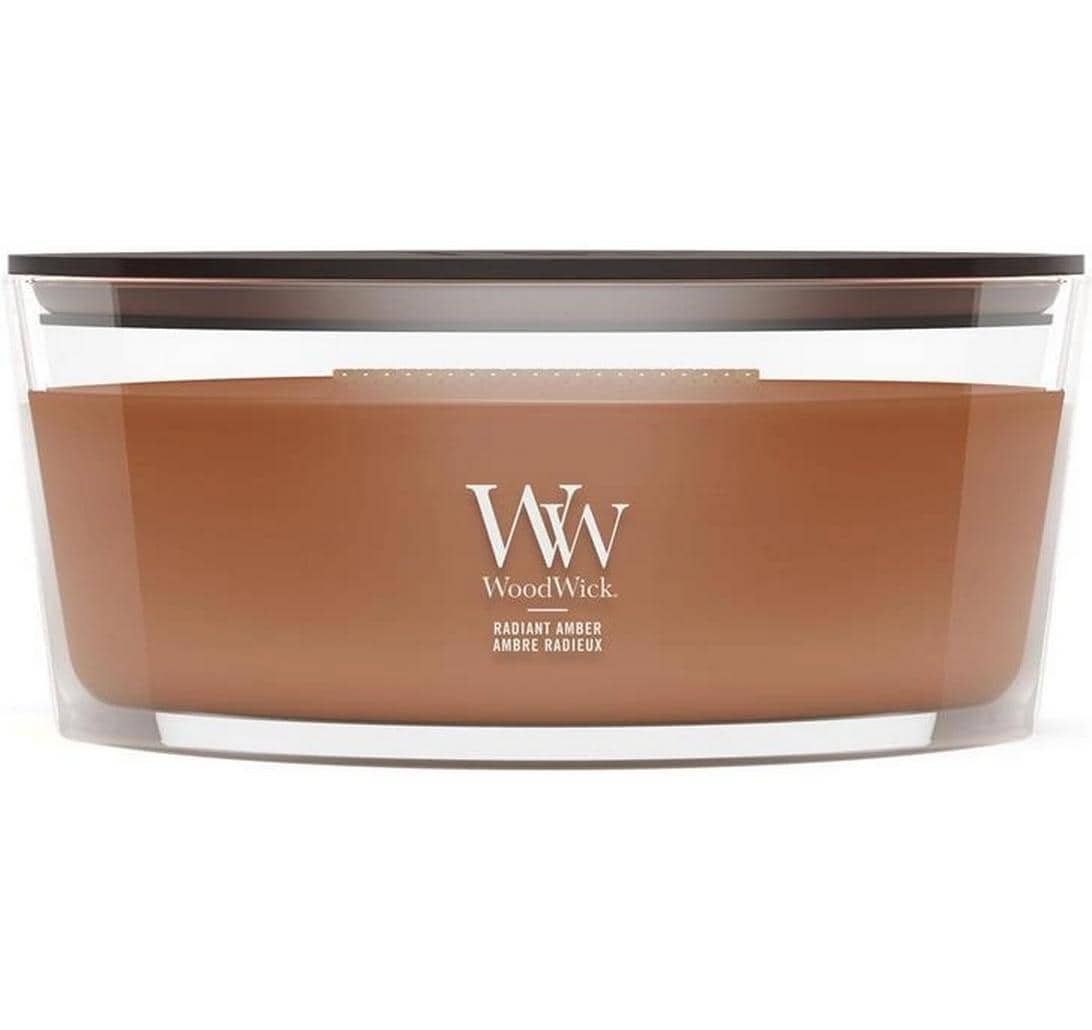 Image of Woodwick Duftkerze "Radiant Amber Ellipse"