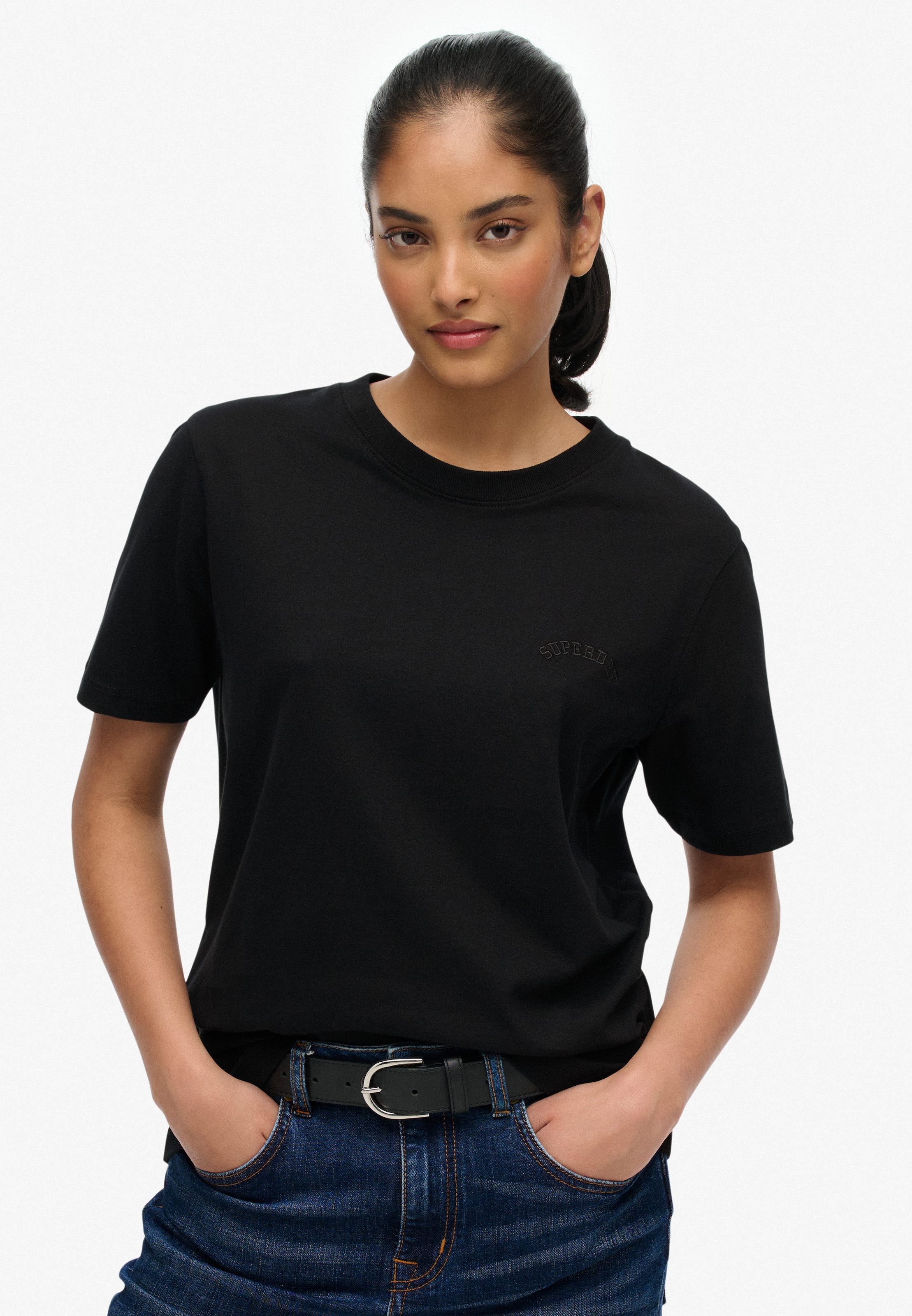 Image of Superdry T-Shirt "ESSENTIAL LOGO EMB TEE"