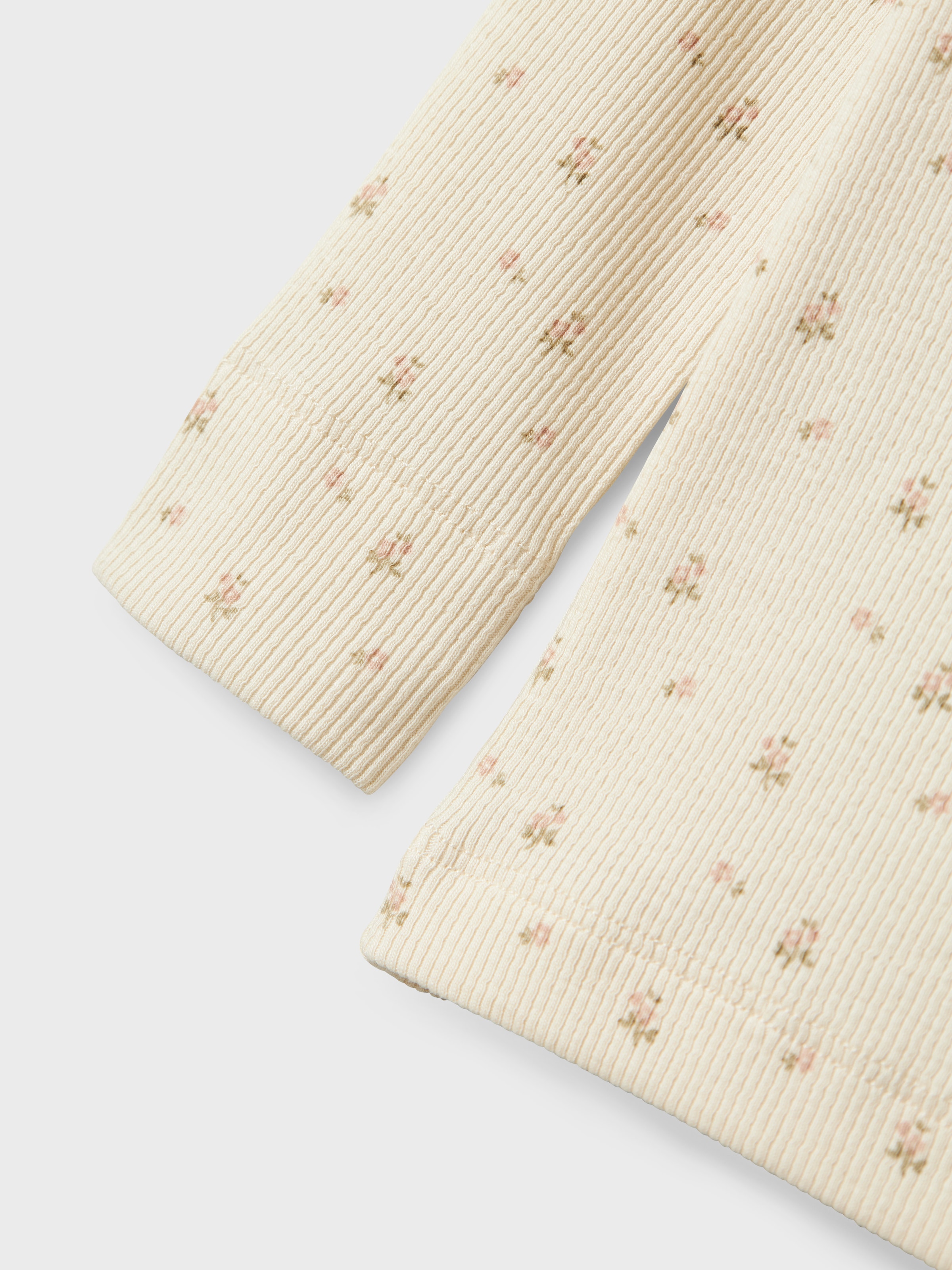 Lil' Atelier T-shirt à manches longues »NMFGAGO LS SLIM TOP LIL NOOS« jersey côtelé doux