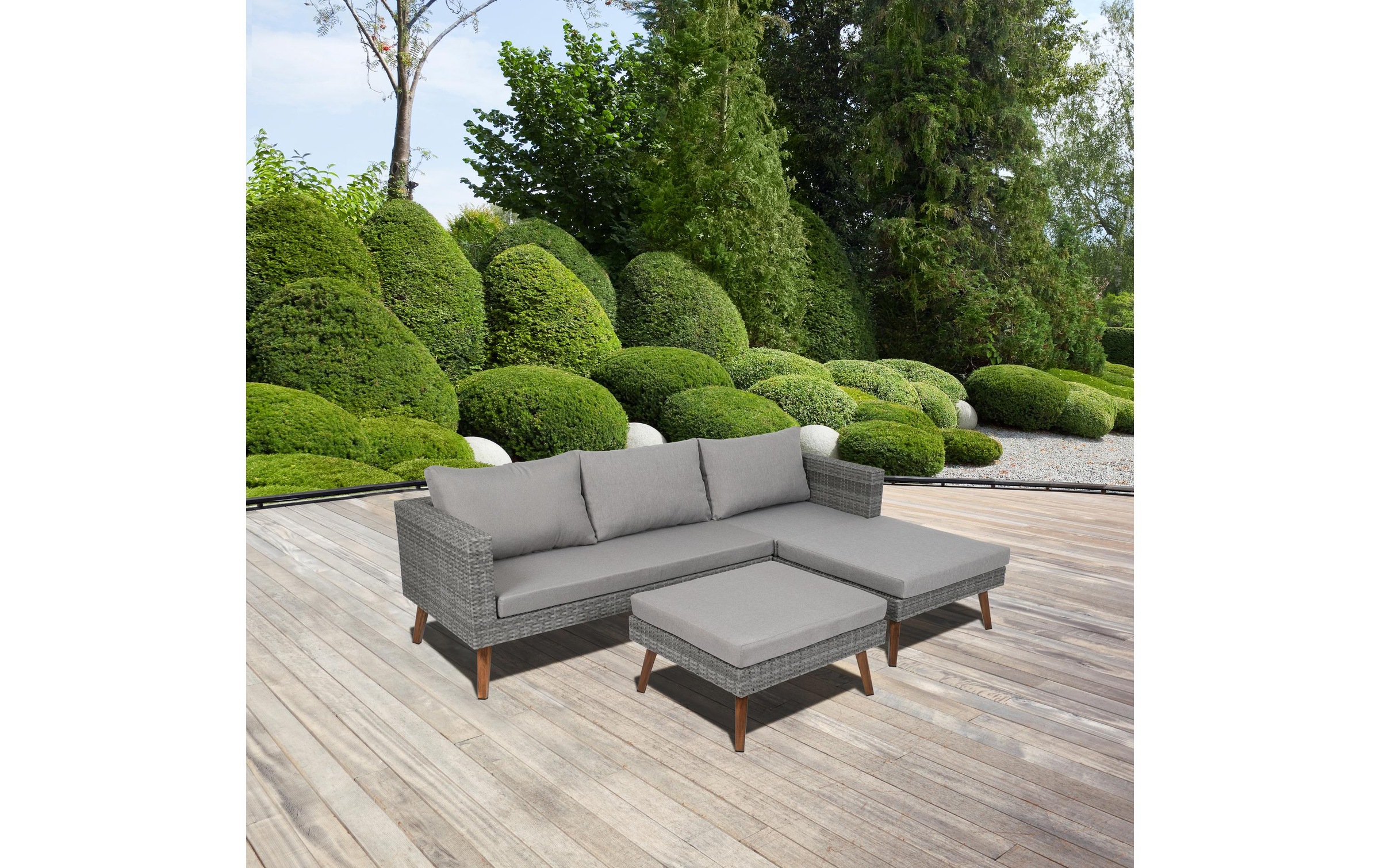 Greemotion Loungeset »Gomera Grau«