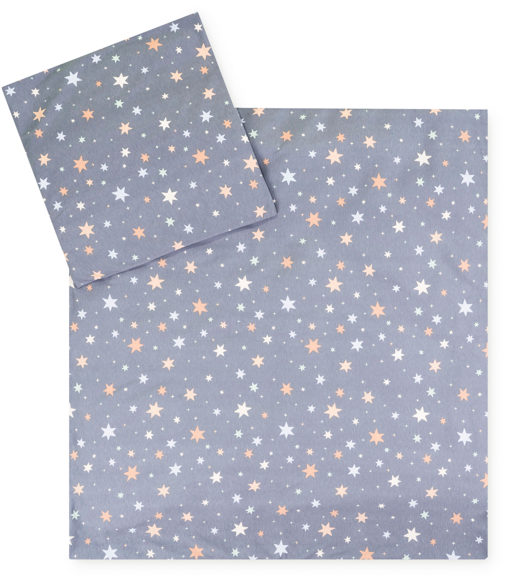 Image of Julius Zöllner Kinderbettwäsche "Baby- und Kinderbettwäsche aus 100% Jersey-Baumwolle" 2 Stk. erhältlich in den Grössen 80x80+35x40cm und 100x135+40x60cm