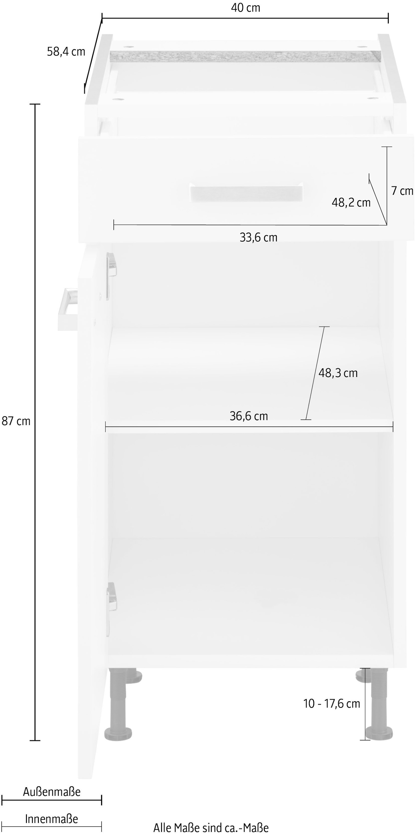 OPTIFIT Unterschrank »Parma«, Breite 40 cm kaufen