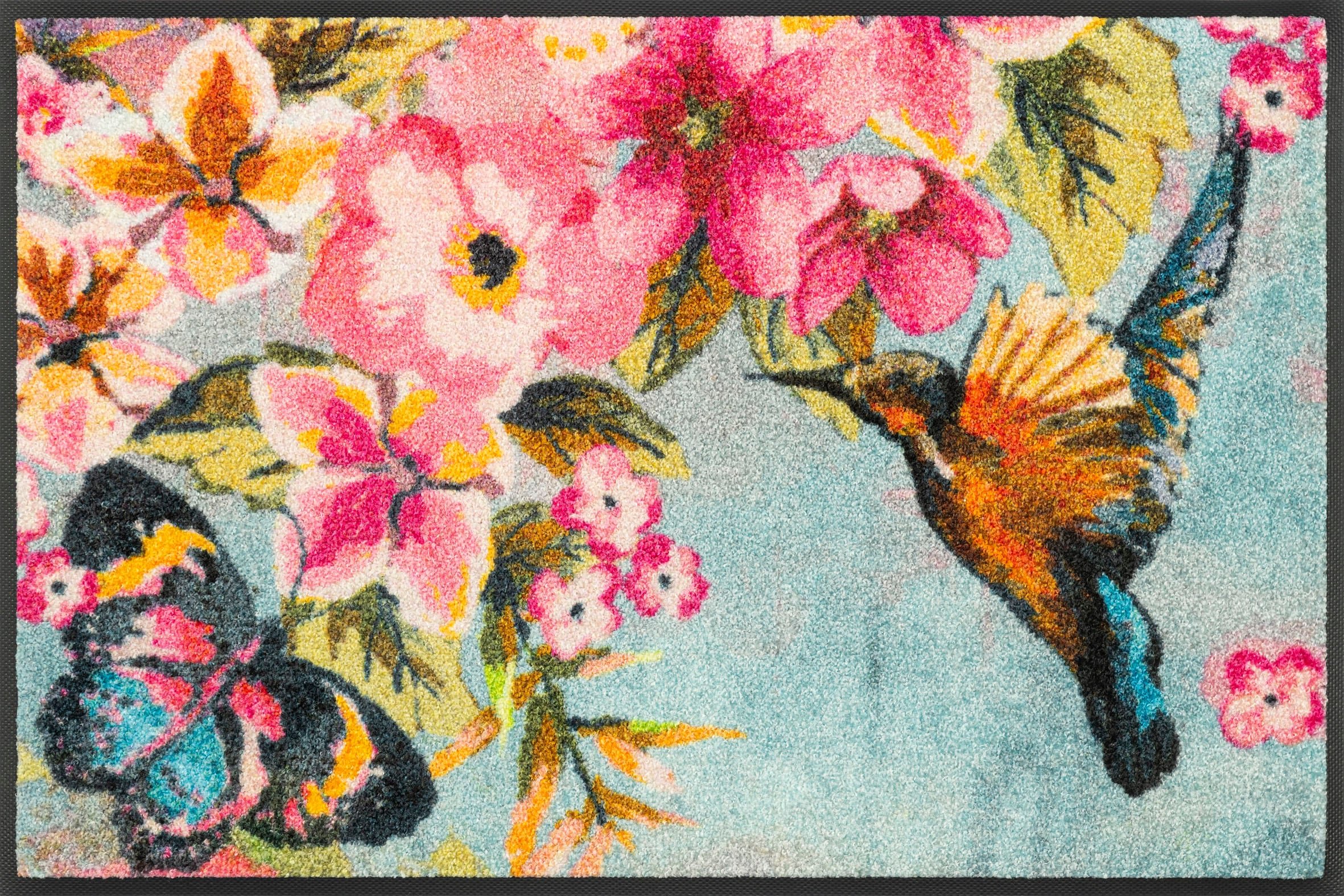 Image of wash+dry by Kleen-Tex Fussmatte "Bloomibri" rechteckig