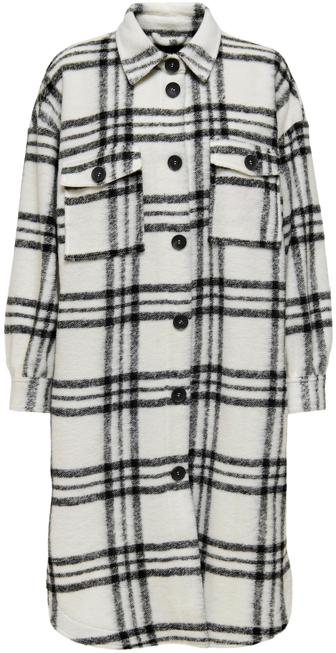 Image of Only Langjacke »ONLANDREA X-LONG SHACKET OTW«, im Karo-Style bei Ackermann Versand Schweiz