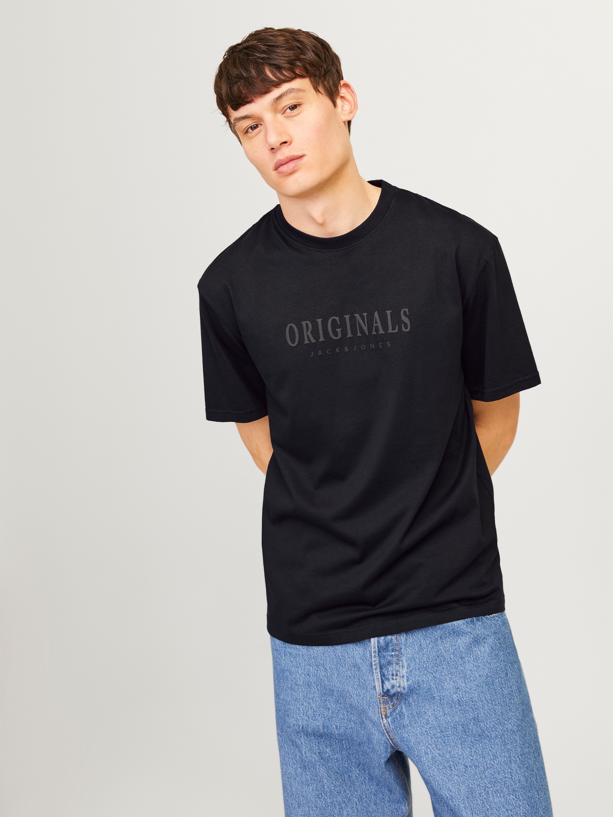 Image of Jack & Jones Rundhalsshirt "JORFREDERIKSBERG TEE SS CREW NECK NOOS"