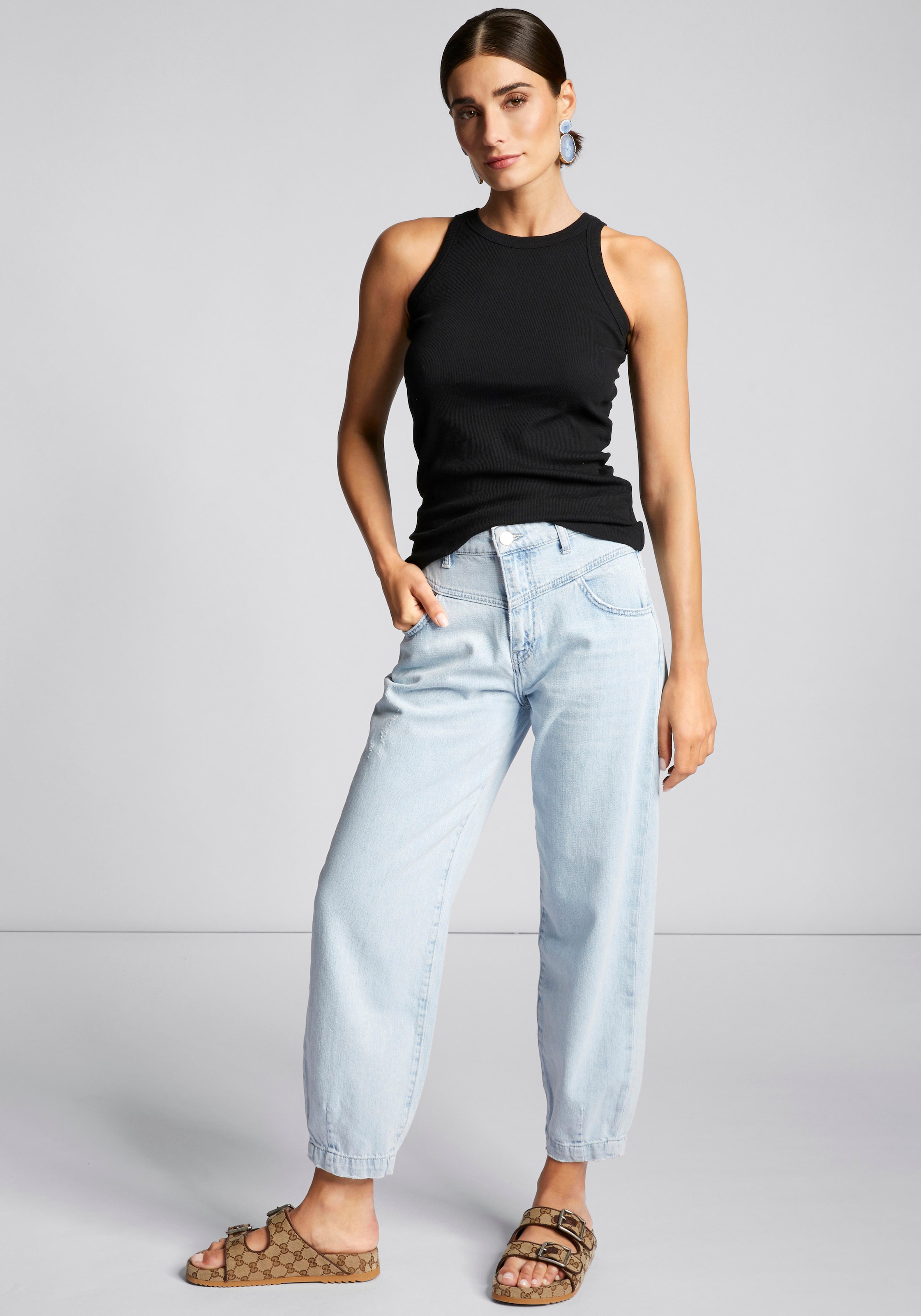 RICHROYAL Ripptanktop, in Rippenstruktur