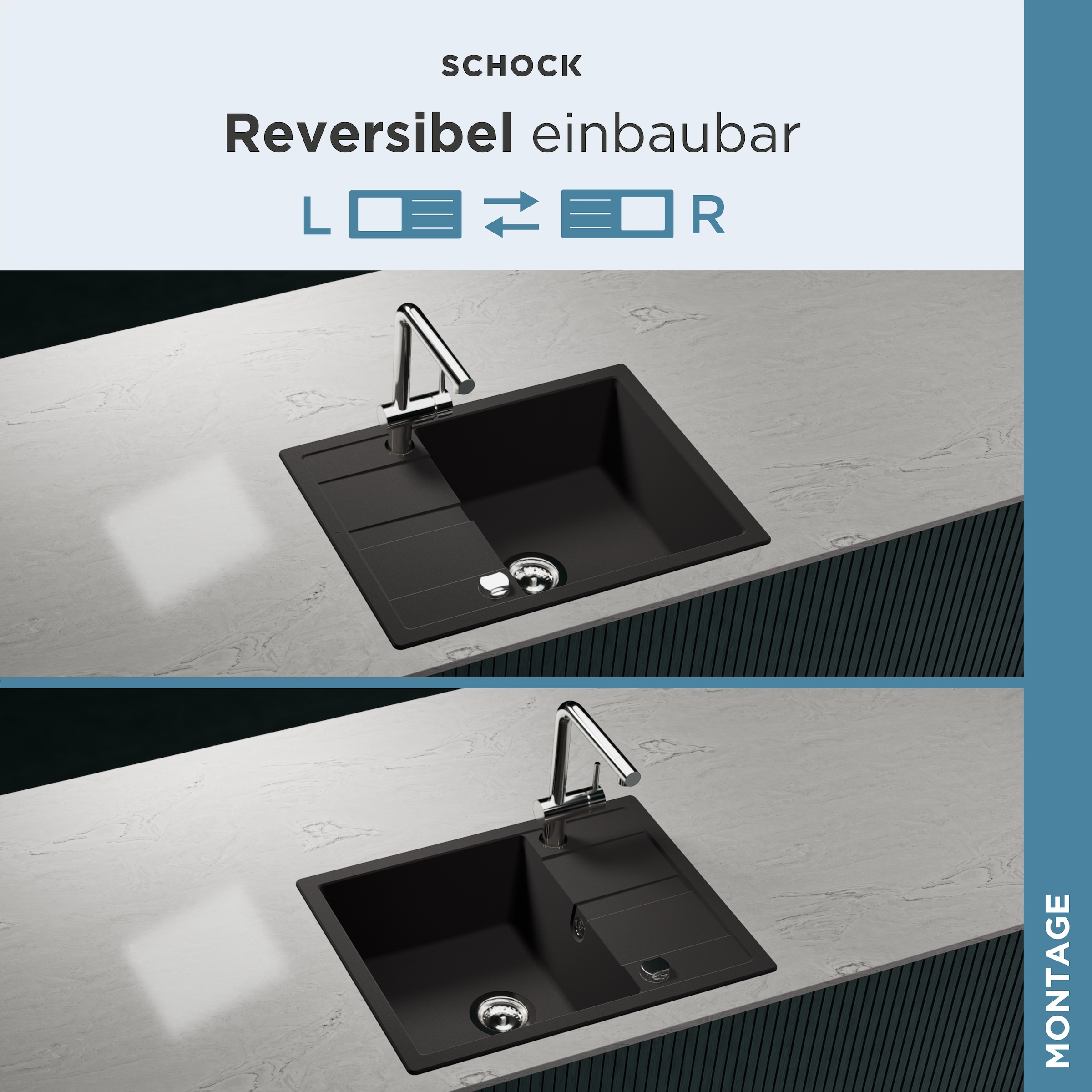 Schock Évier en granit »Lucca Plus«