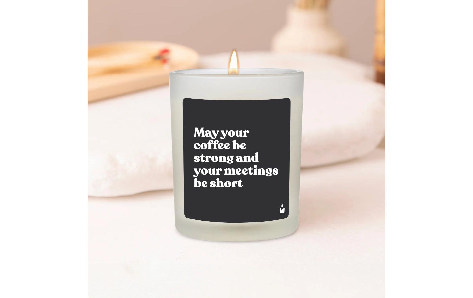   Duftkerze »ChattyCandles May your coffee be strong 6,7 x 8 cm«