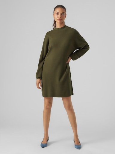 Vero Moda Strickkleid »VMNANCY LS FUNNELNECK DRESS GA NOOS«
