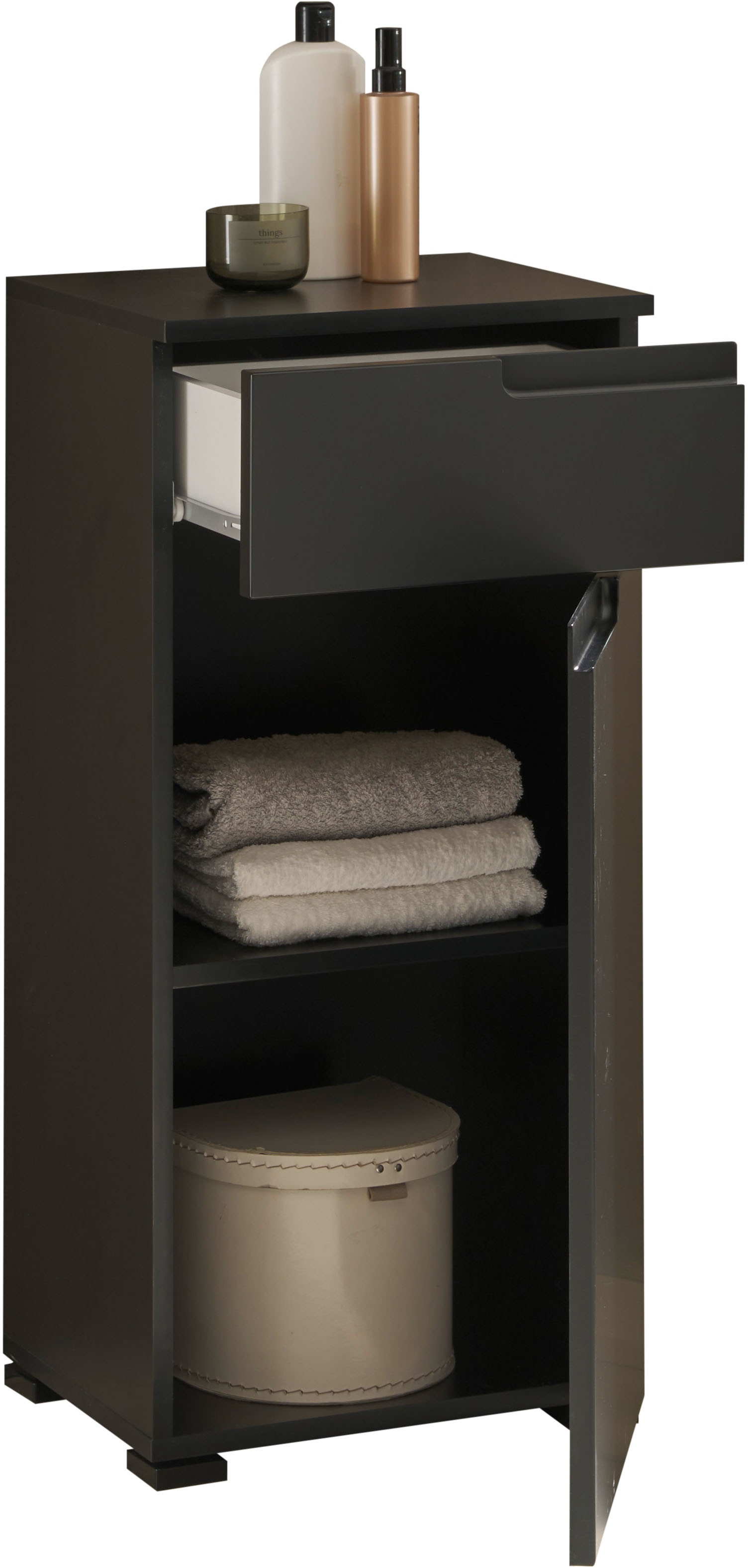 BASIC by Balculina Armoire intermédiaire »Spice, Badezimmerschrank BxTxH 40x85x32 cm« 1 cuis tlg. largeur 40 cm, poignées creuses