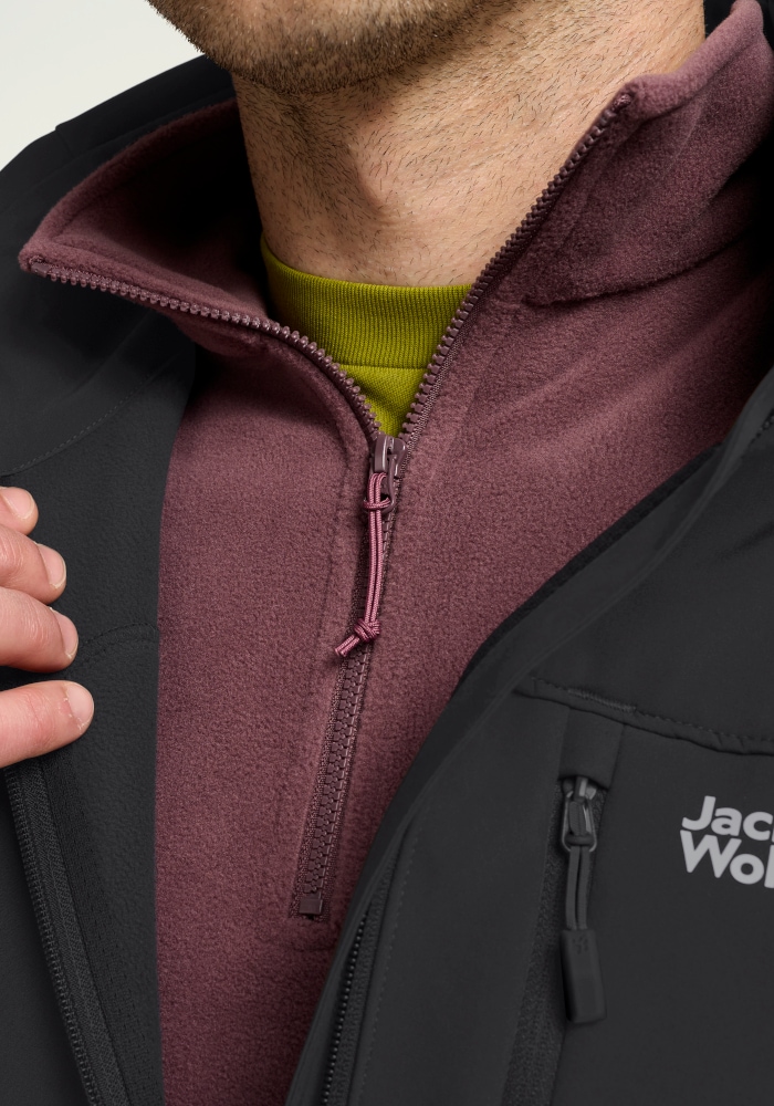Jack Wolfskin Outdoorjacke »WILD WINDS JKT M« mit flexiblem Obermaterial aus Polyester und Elasthan