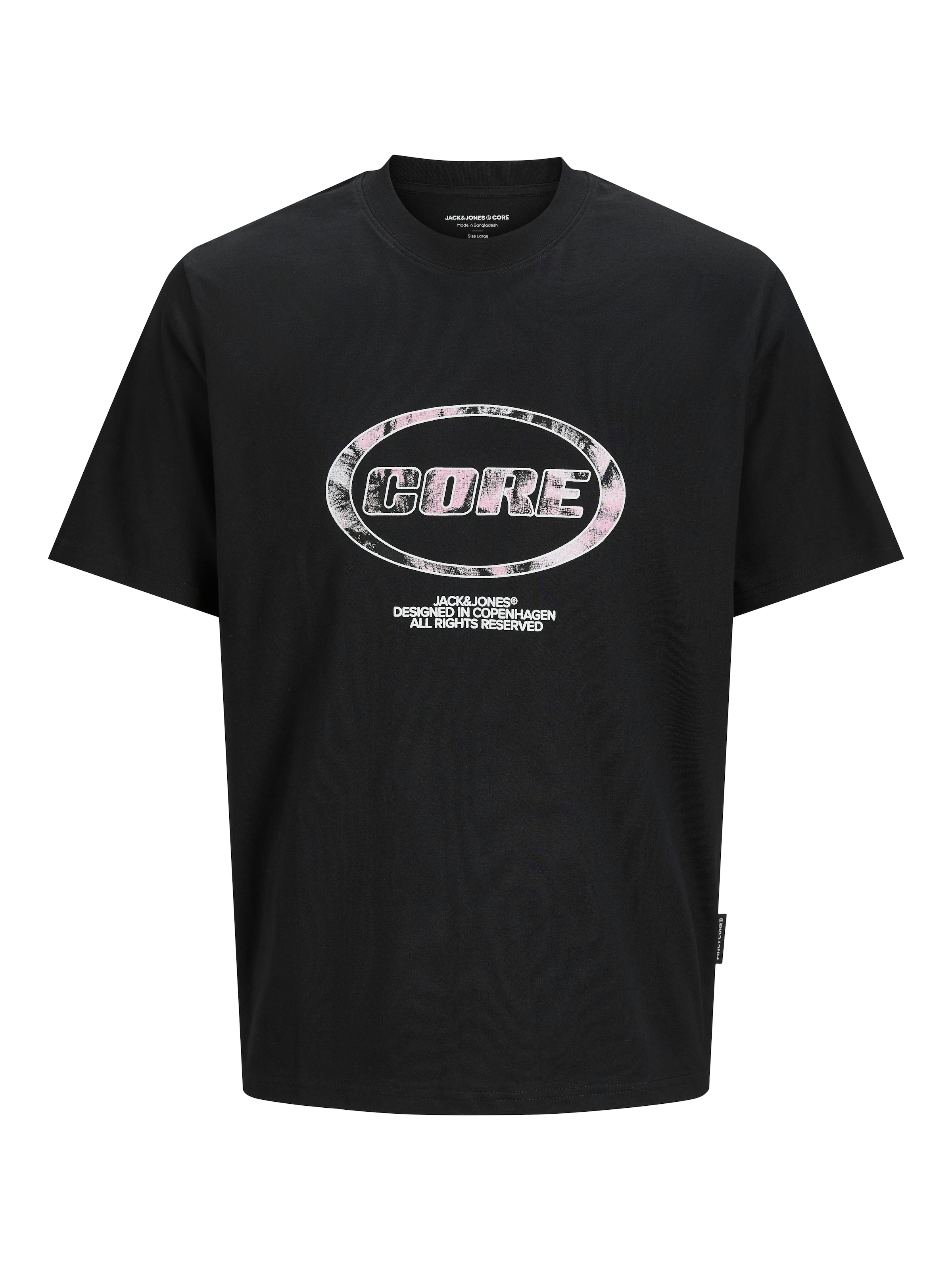 Jack & Jones T-Shirt »JCOLIDO AOP FRONT PRINT TEE SS CREW NECK«, mit Frontprint