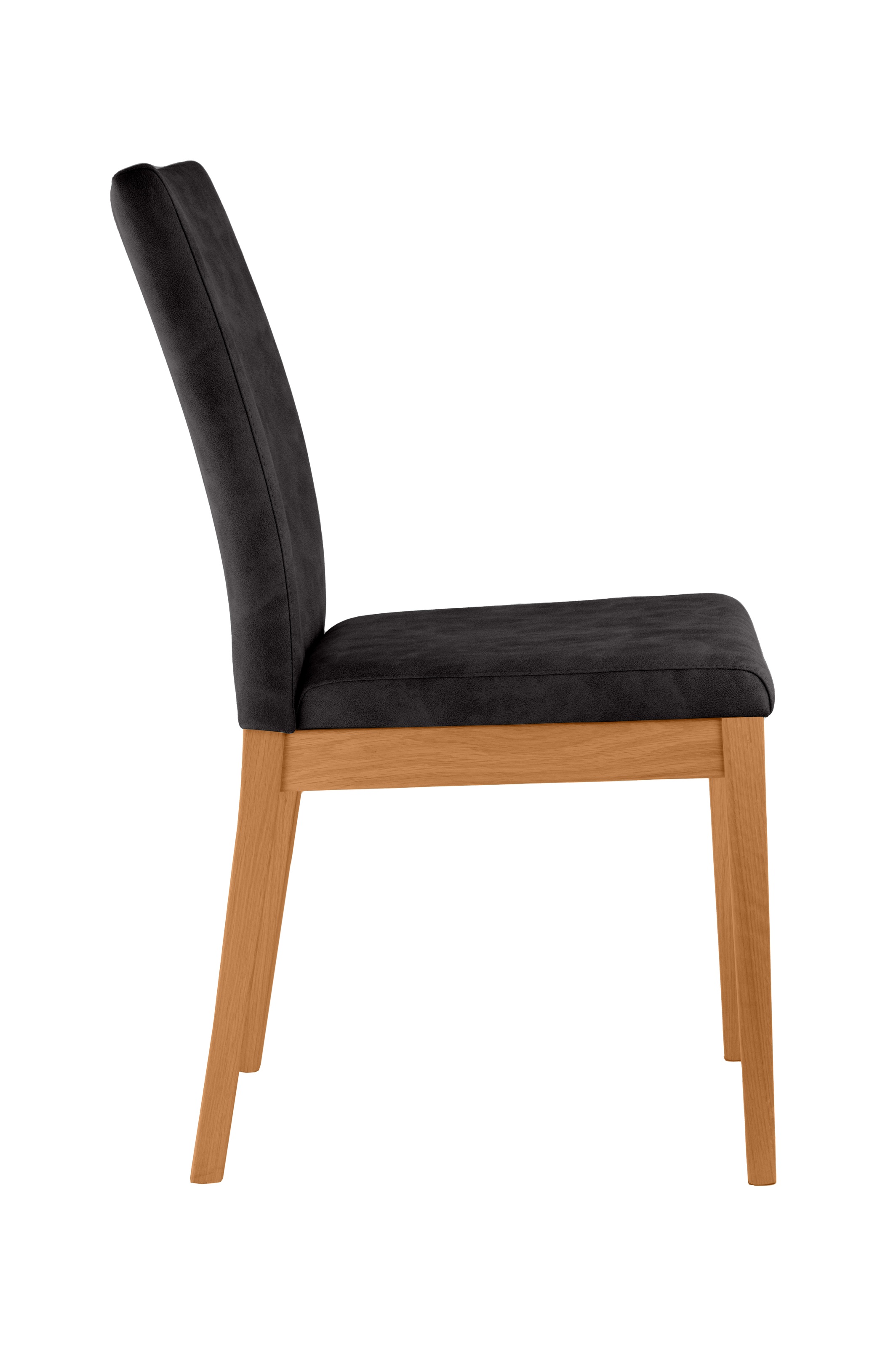 Home affaire 4-Fussstuhl »Dendres«, (Set), 2 St., Microfaser, Sitz und Ruecken gepolstert