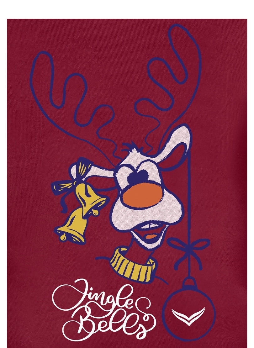 Trigema T-Shirt »TRIGEMA Kinder Weihnachts-Shirt mit süssem Motiv«
