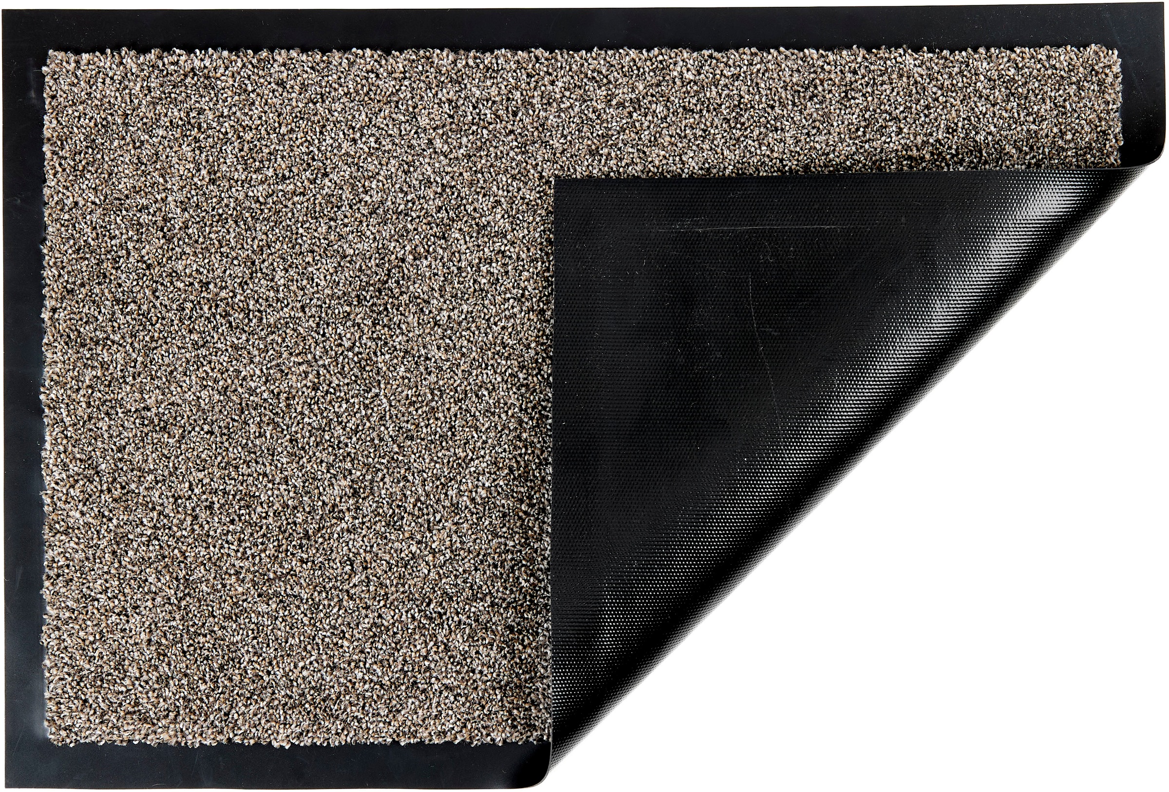 ASTRA Fussmatte »Calcite« rechteckig 10 mm Höhe Türmatte, Sauberlaufmatte, rutschfest, meliert, nimmt Schmutz auf