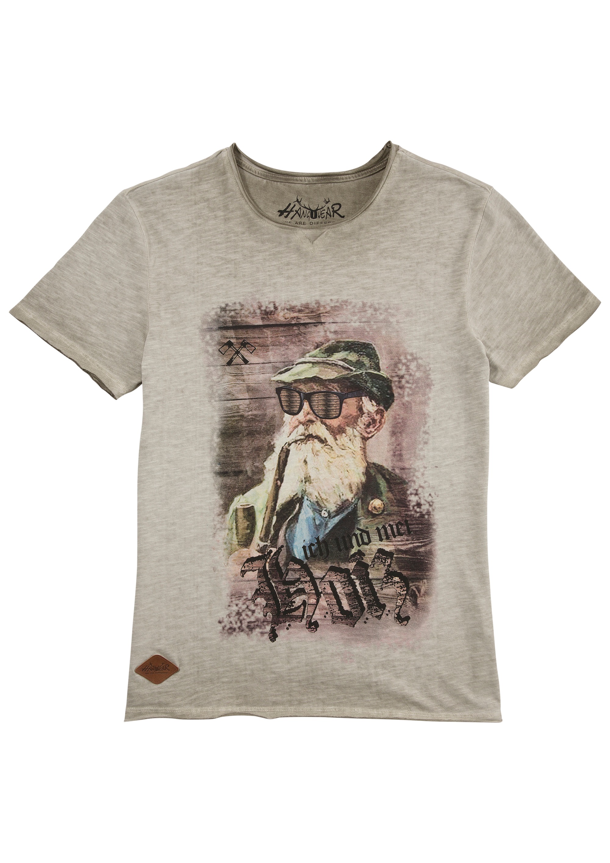 Image of Hangowear Trachtenshirt, mit originellem Motiv und App zum Herunterladen bei Ackermann Versand Schweiz