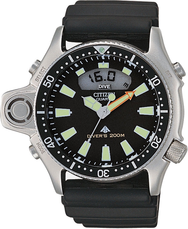 Image of Citizen Taucheruhr "Promaster Diver" Armbanduhr, Quarzuhr, Herrenuhr, bis 20 bar wasserdicht, Datum