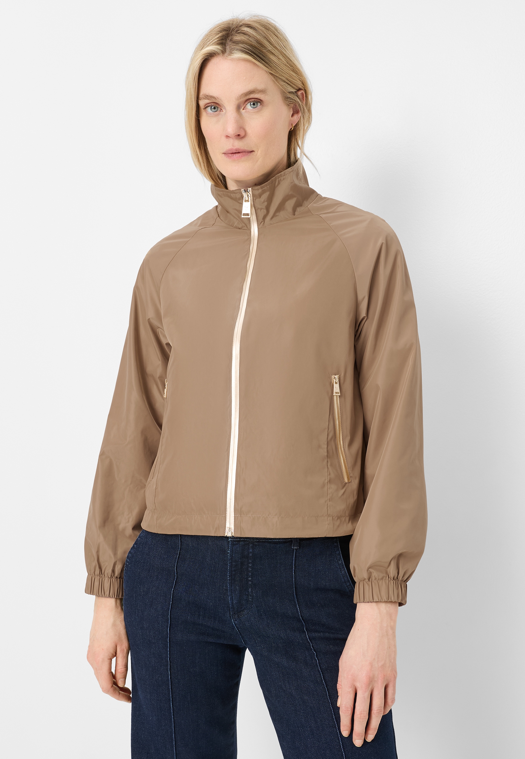 Image of Fuchs Schmitt Blouson Umschlagkragen, Regular Fit, leicht glänzende Qualität