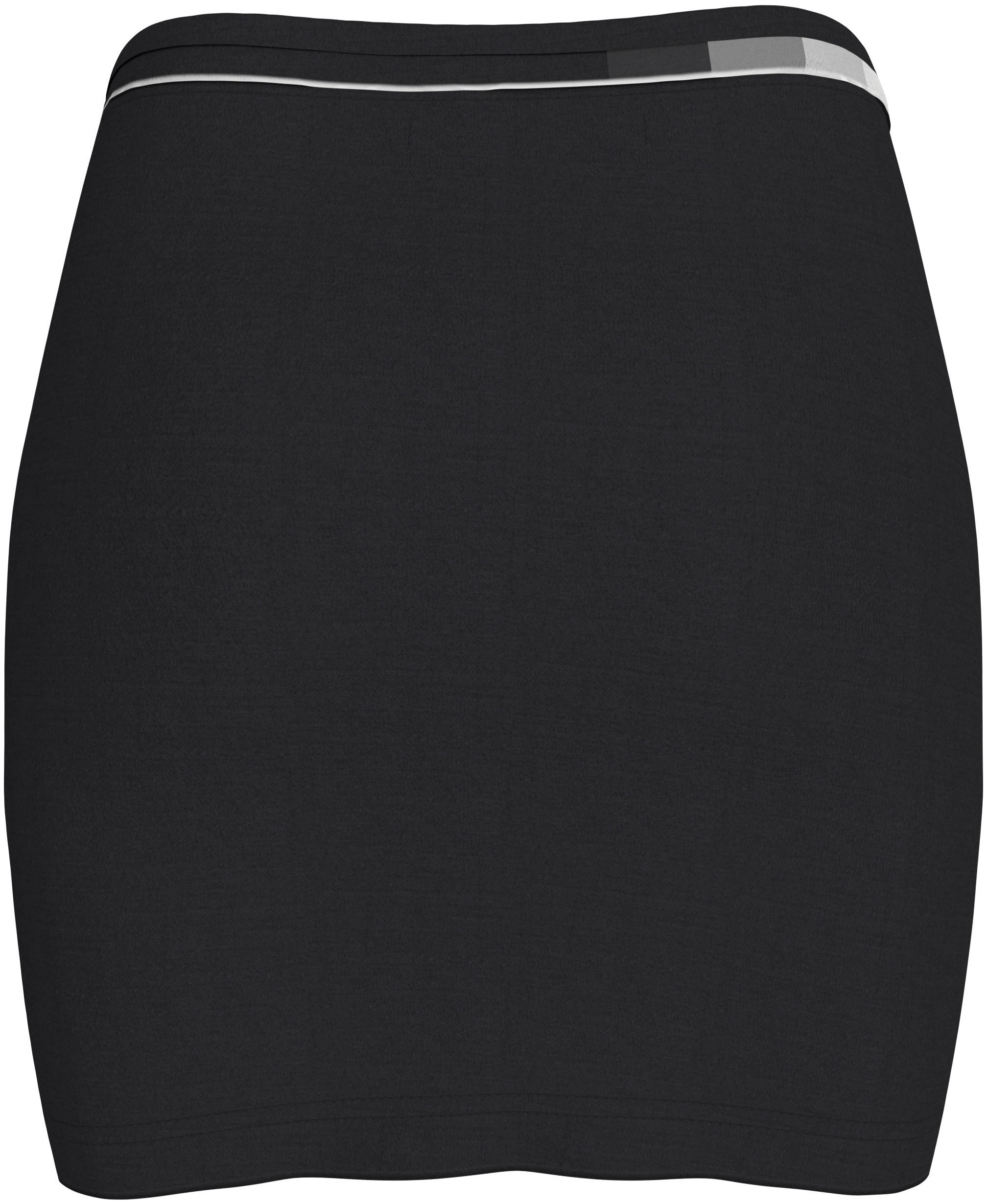 Calvin Klein Jeans Minirock »SLUB RIB MINI SKIRT«, mit Logopatch