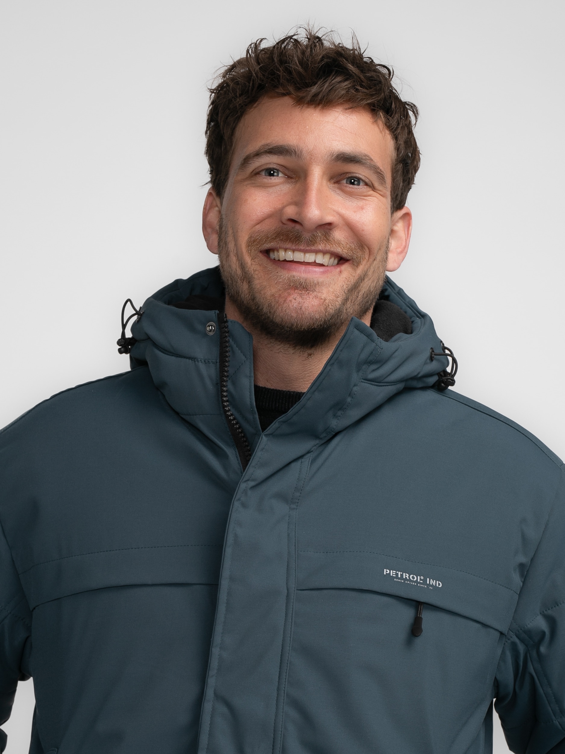 Petrol Industries Parka, mit Kapuze, mit verstellbarer Kapuze