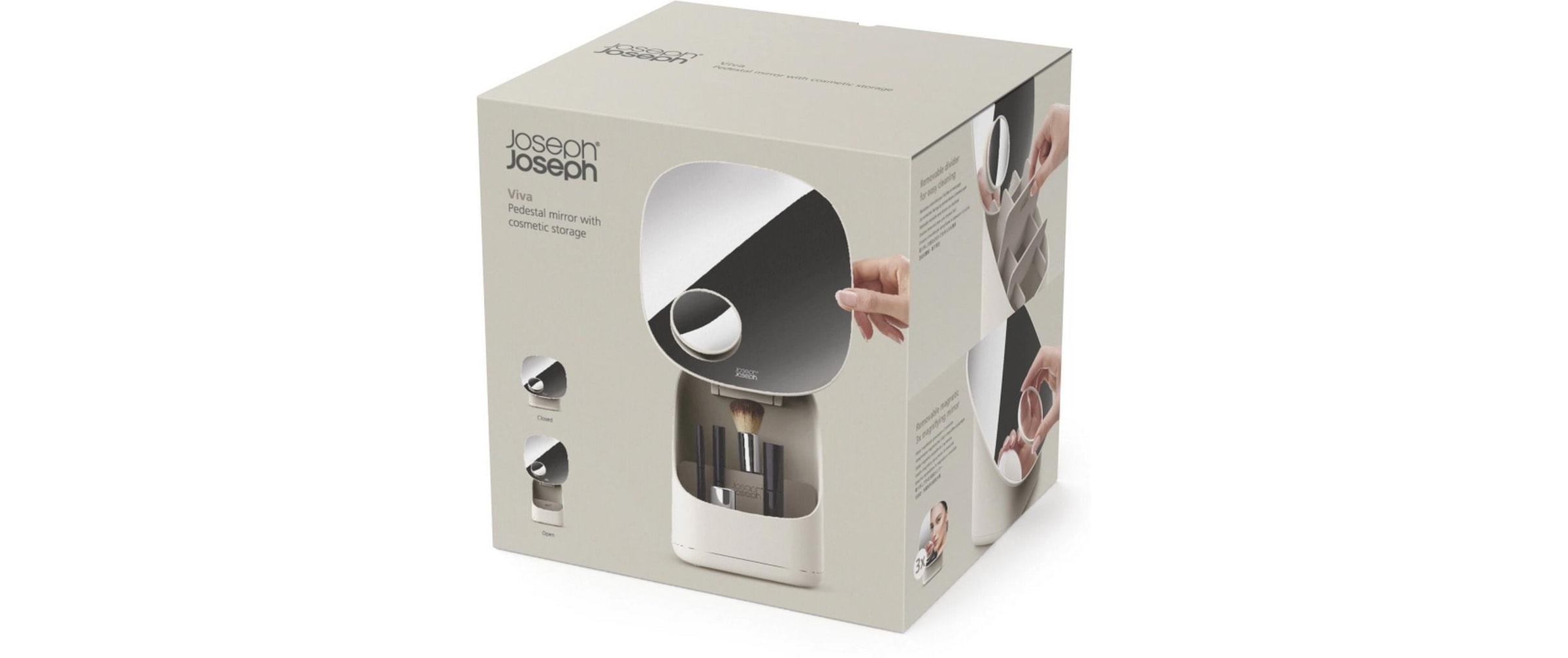 Joseph Joseph Kosmetikspiegel »Viva™ Kosmetik-Organizer« BxTxH: 21x18,5x23 cm