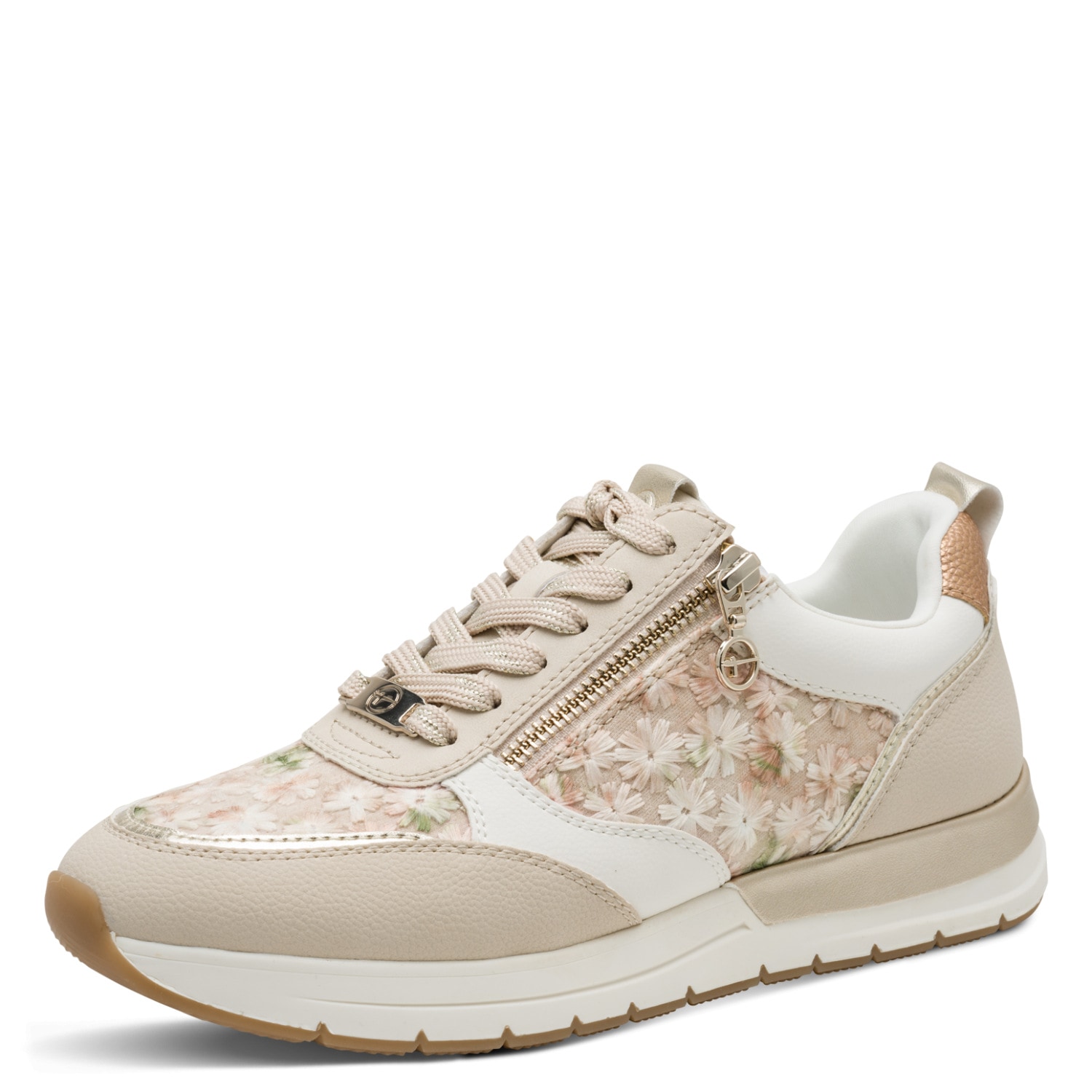 Image of Tamaris Plateausneaker, Freizeitschuh, Schnürschuh, Halbschuh mit Reissverschluss aussen