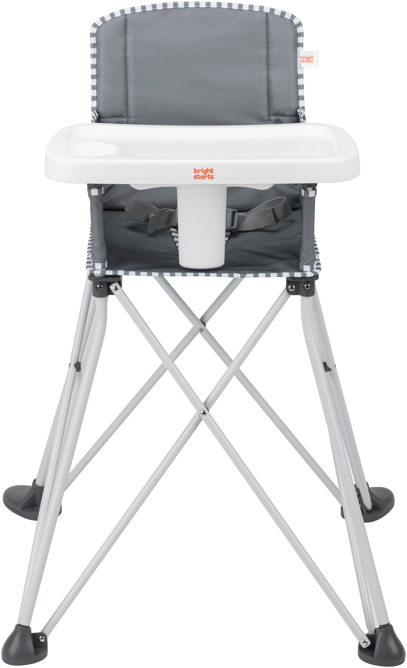ingenuity Chaise haute »Pop ‘N Dine Portable High Chair - Grau« () ideal für Unterwegs