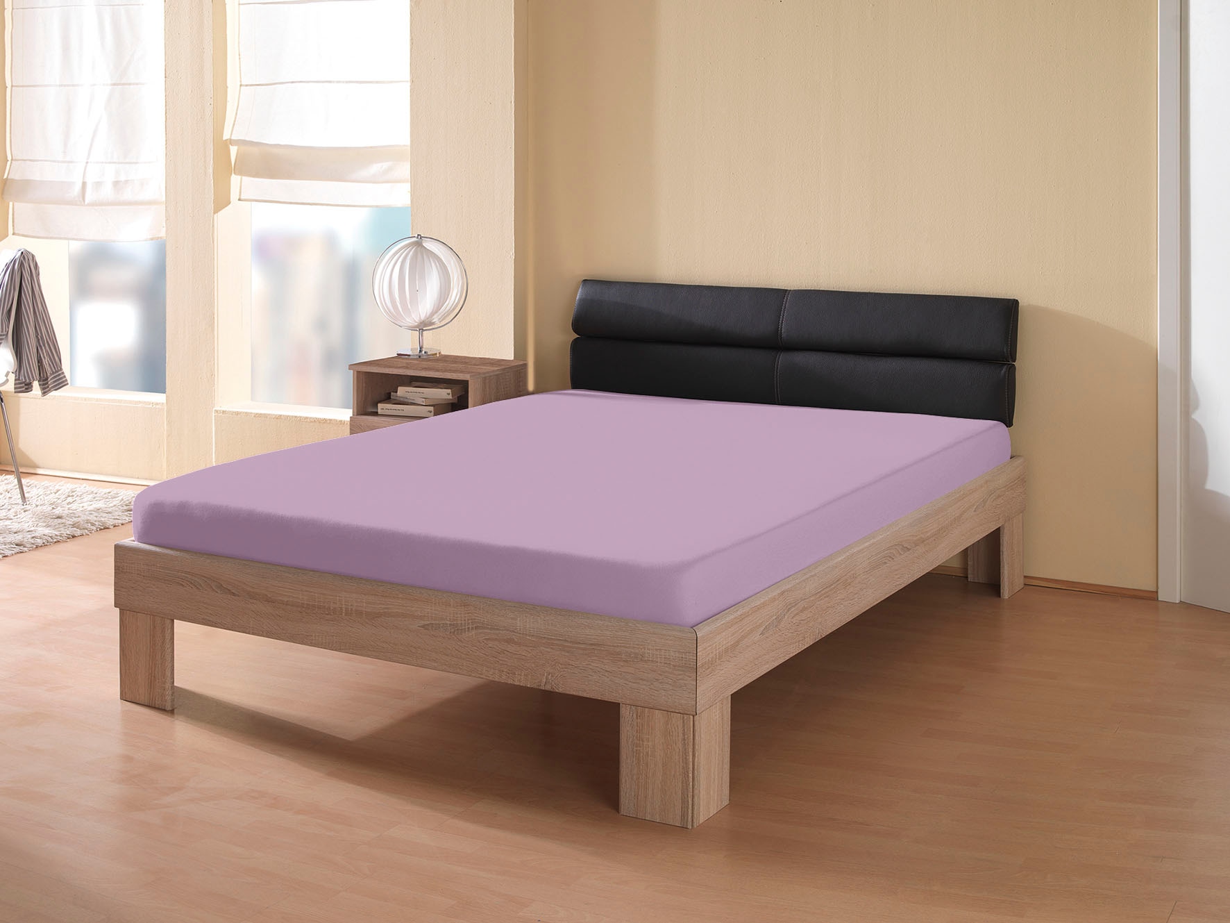 KUM Draps de lit »Interlock-Jersey Spannbetttuch« jusqu'à env. 30 cm de hauteur de matelas