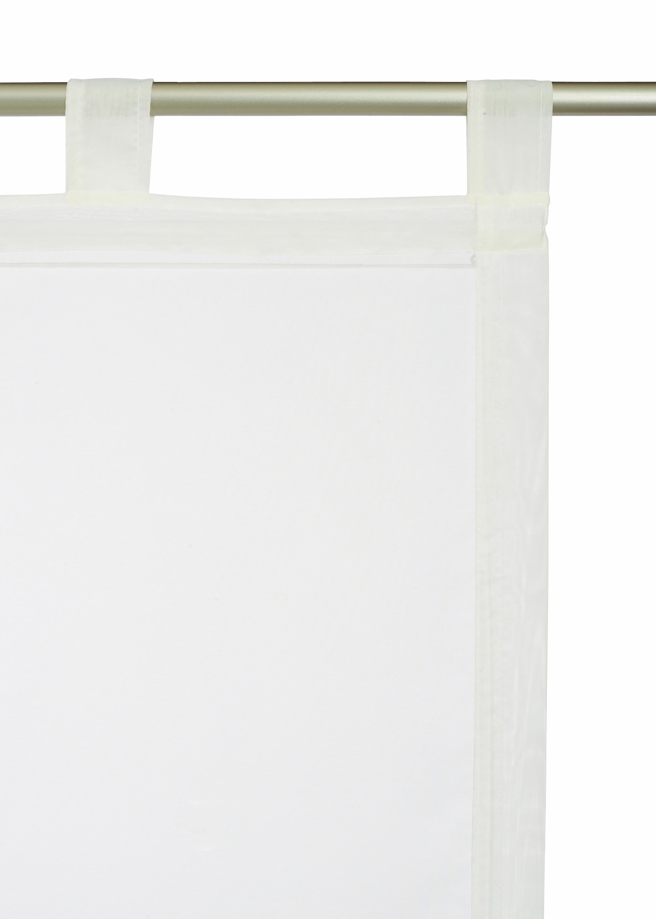 my home Raffrollo Bestickt, »Sorel«, kaufen Polyester Schlaufen, jetzt mit Transparent