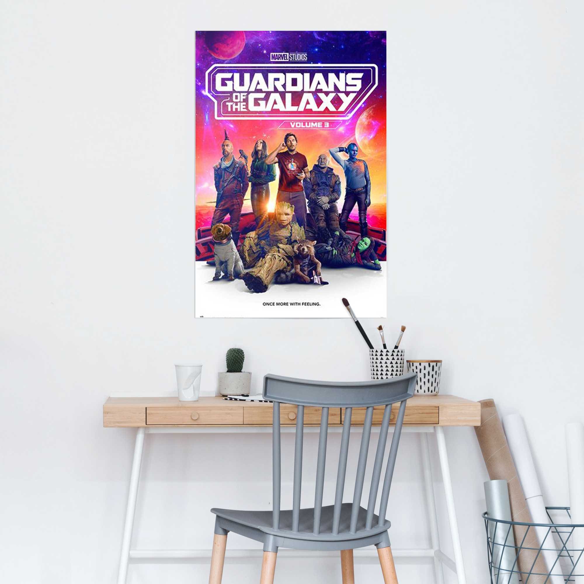 Reinders! Poster »Guardians of the Galaxy - volume 3 Marvel« Teenager Zimmer - Lila - 150 gr.  Papier - Film und Fernsehen -