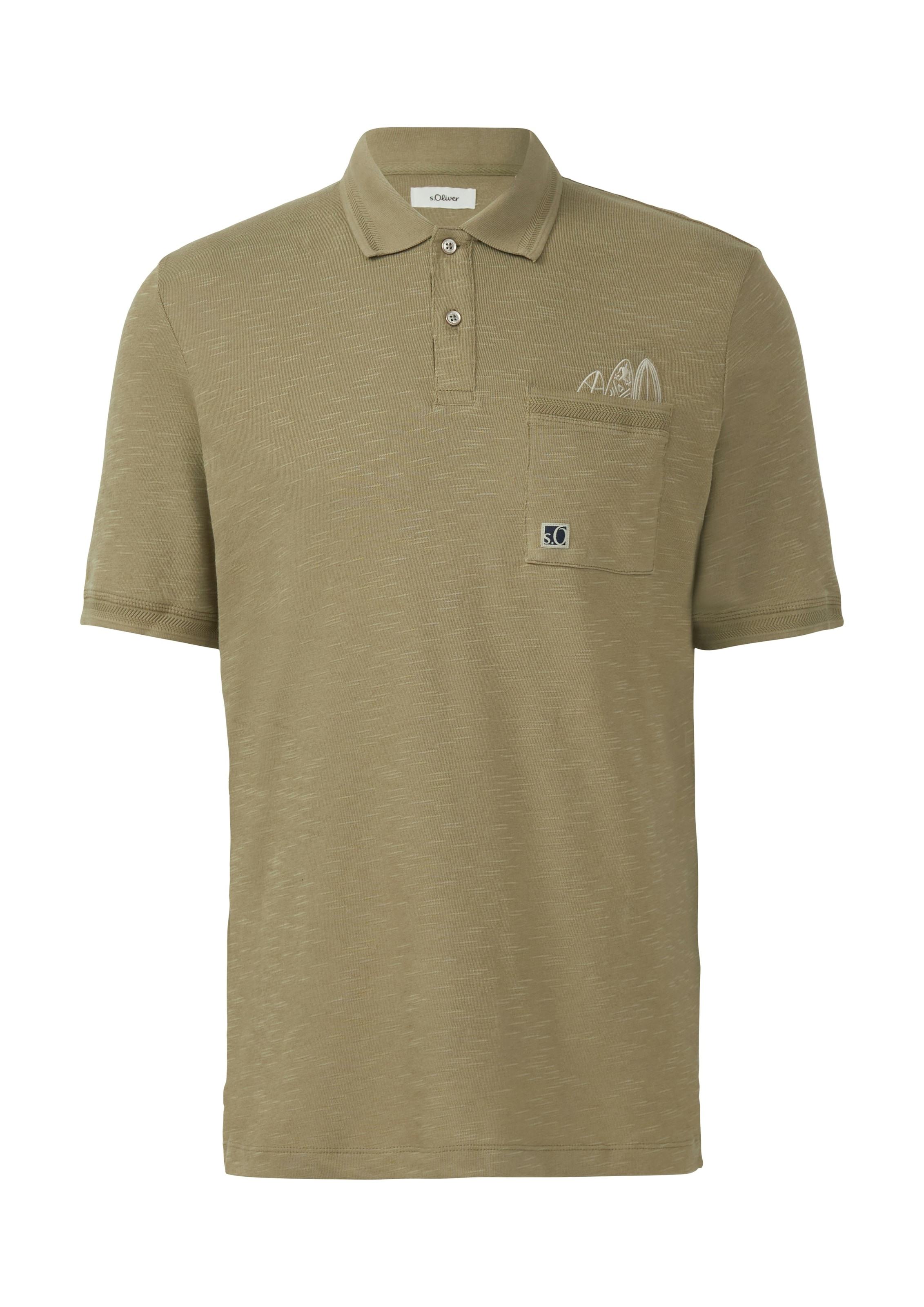 s.Oliver Polo avec broderies