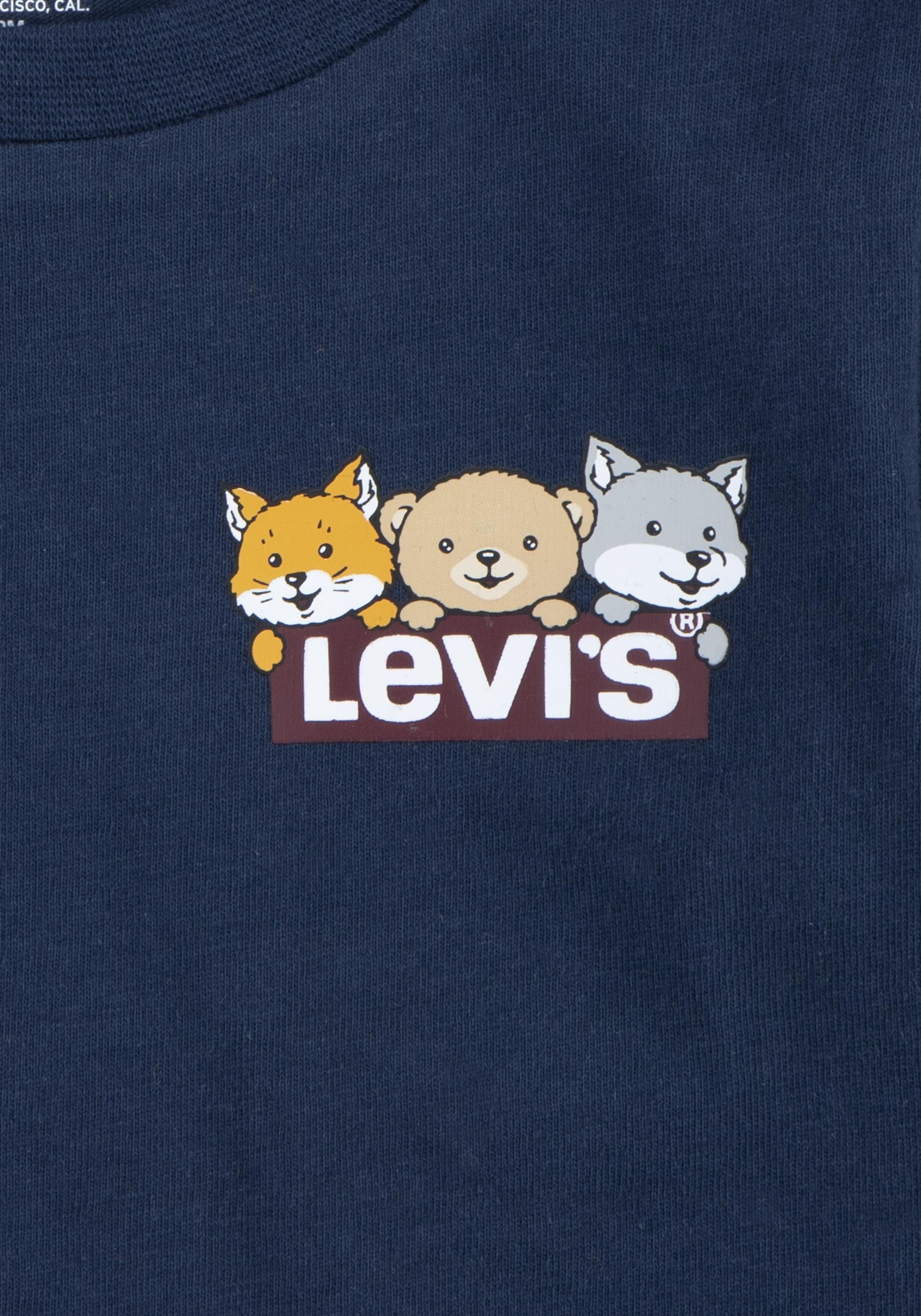 Levi's® Kids Langarmshirt »LVB CRITTER HIKING IC TEE«, mit bedrucktem Rücken