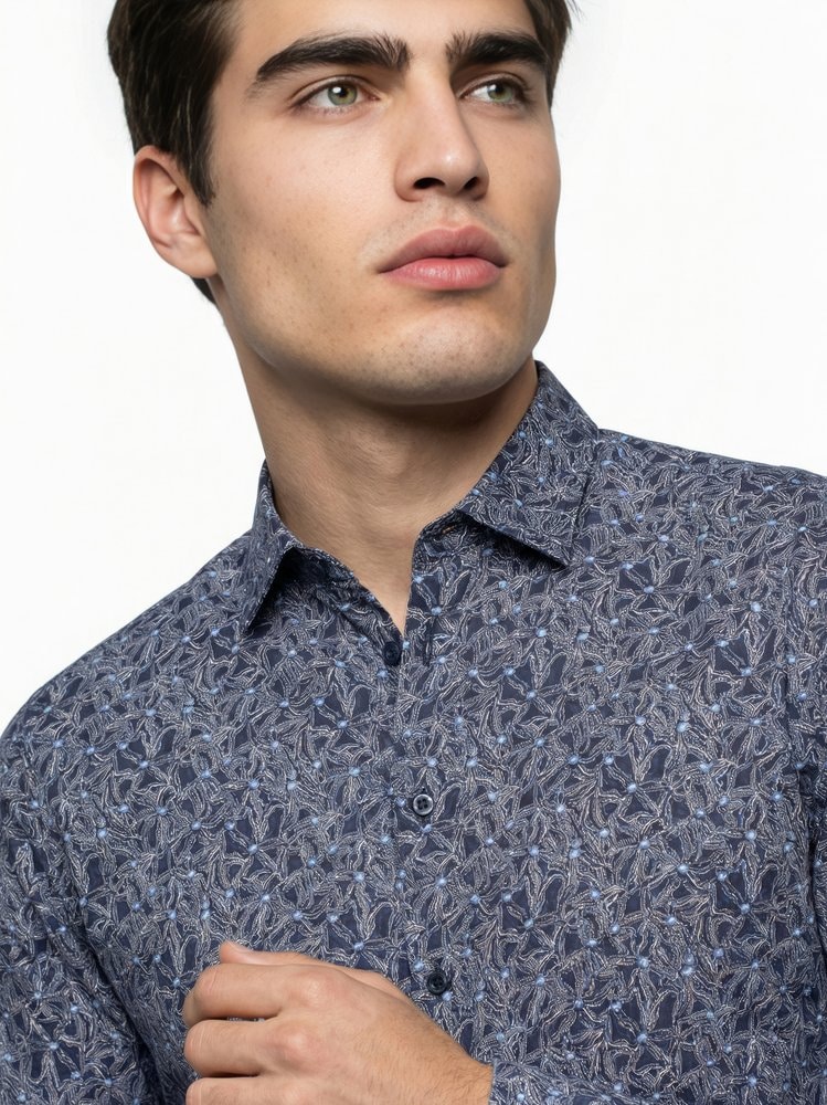 DESOTO Chemise à manches courtes »Casual Kent 1/2« chemise en jersey, slim fit, col Kent, infroissable