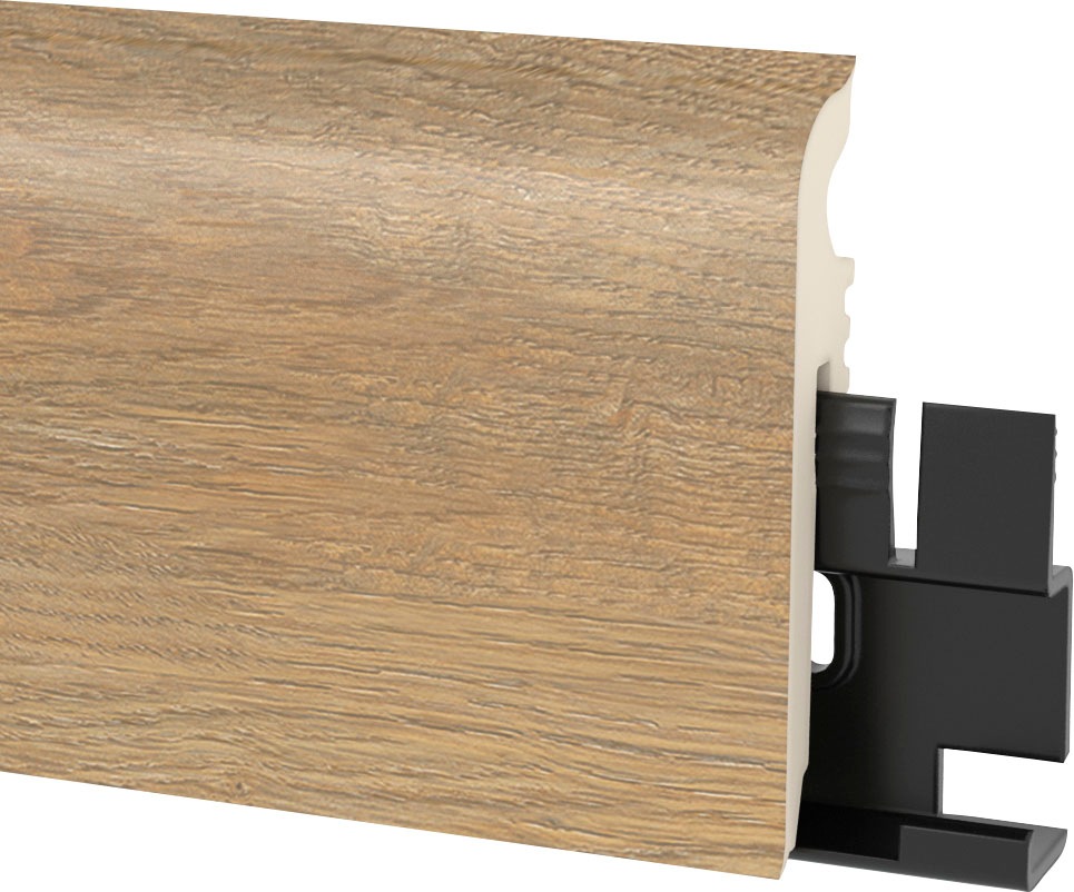 Image of Arbiton Sockelleiste »VIGO 60 Sierra«, (Set, 2 St., 2 Stück á 2,20m), Eiche, Hochwertige Designleiste für Vinyl bei Ackermann Versand Schweiz