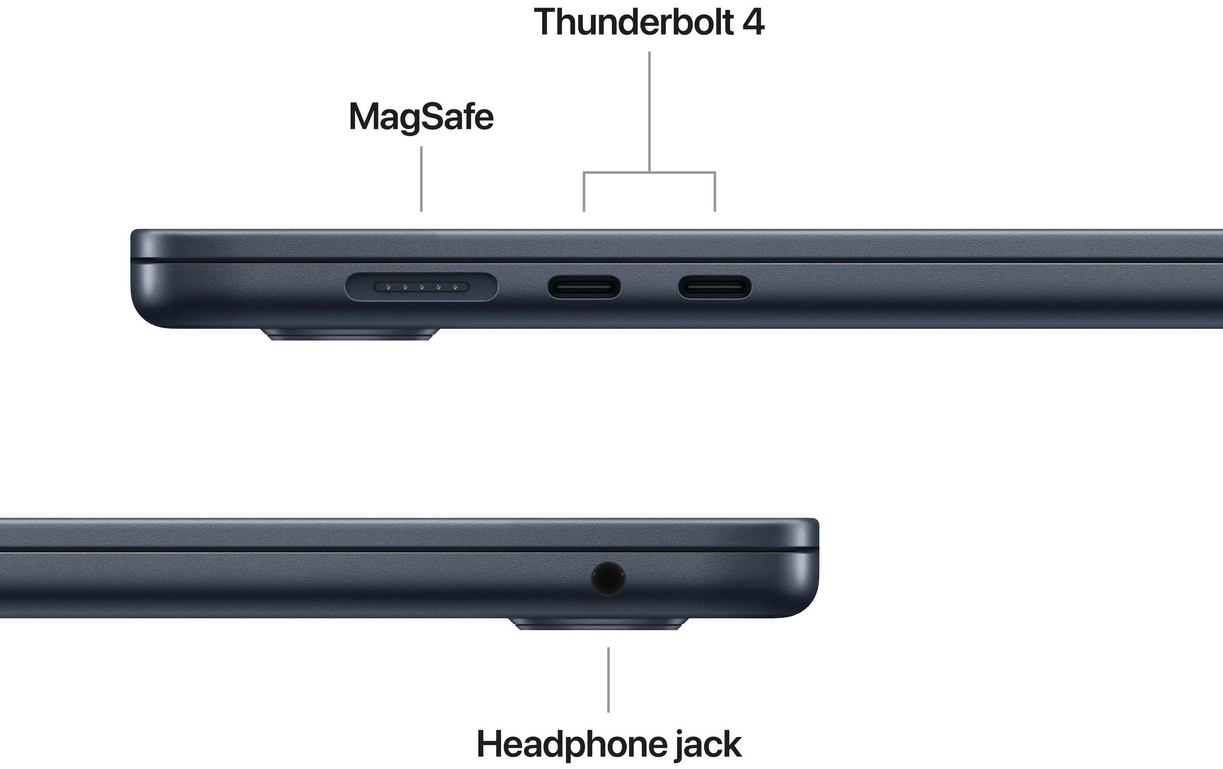 Apple Notebook »MacBook Air 15 2026 M5 10C GPU« 38,862 cm / 15,3 ″ Apple M5 512 GB SSD Integrierte NPU (Neural Processing Unit)