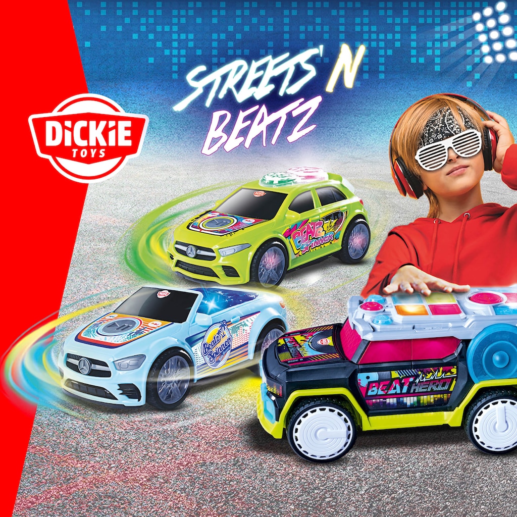 Dickie Toys Spielzeug-Auto »STREETS N BEATZ, Rhythm Patrol«, mit Licht & Sound
