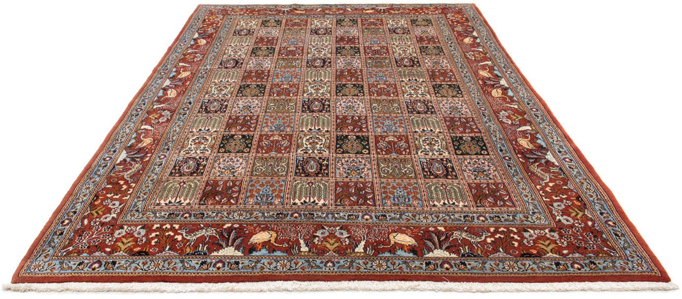 Image of morgenland Hochflor-Läufer »Moud Figurativ Rosso scuro 388 x 82 cm«, rechteckig, 1 mm Höhe, Unikat mit Zertifikat bei Ackermann Versand Schweiz