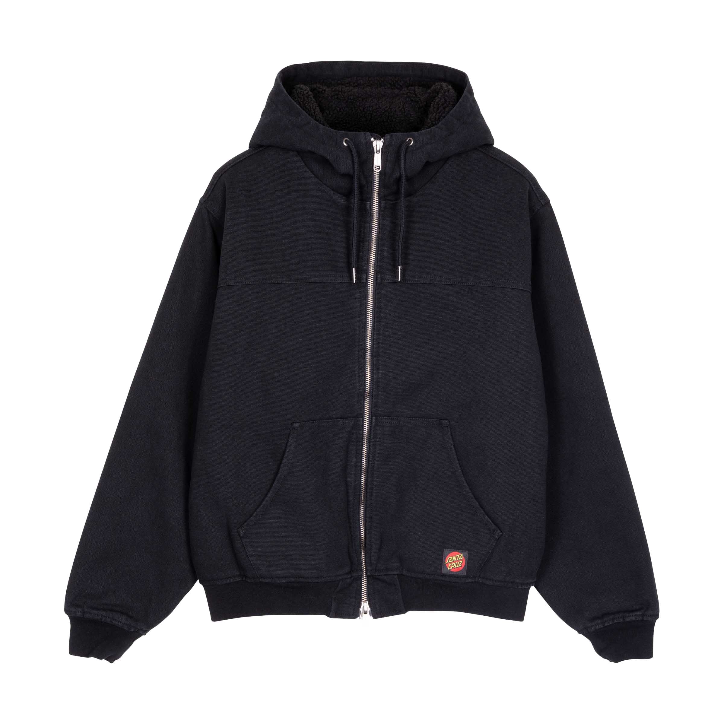 Image of Santa Cruz Kapuzenfleecejacke "EMBER JACKET" mit Kapuze, aus Baumwolle