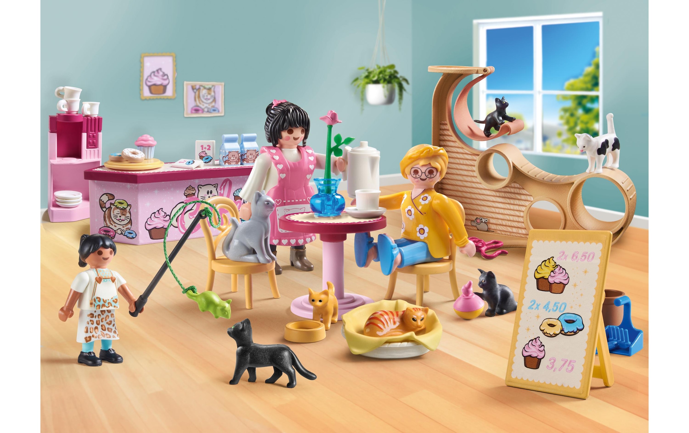 Playmobil® Spielbausteine »My Life Katzencafè 71744«