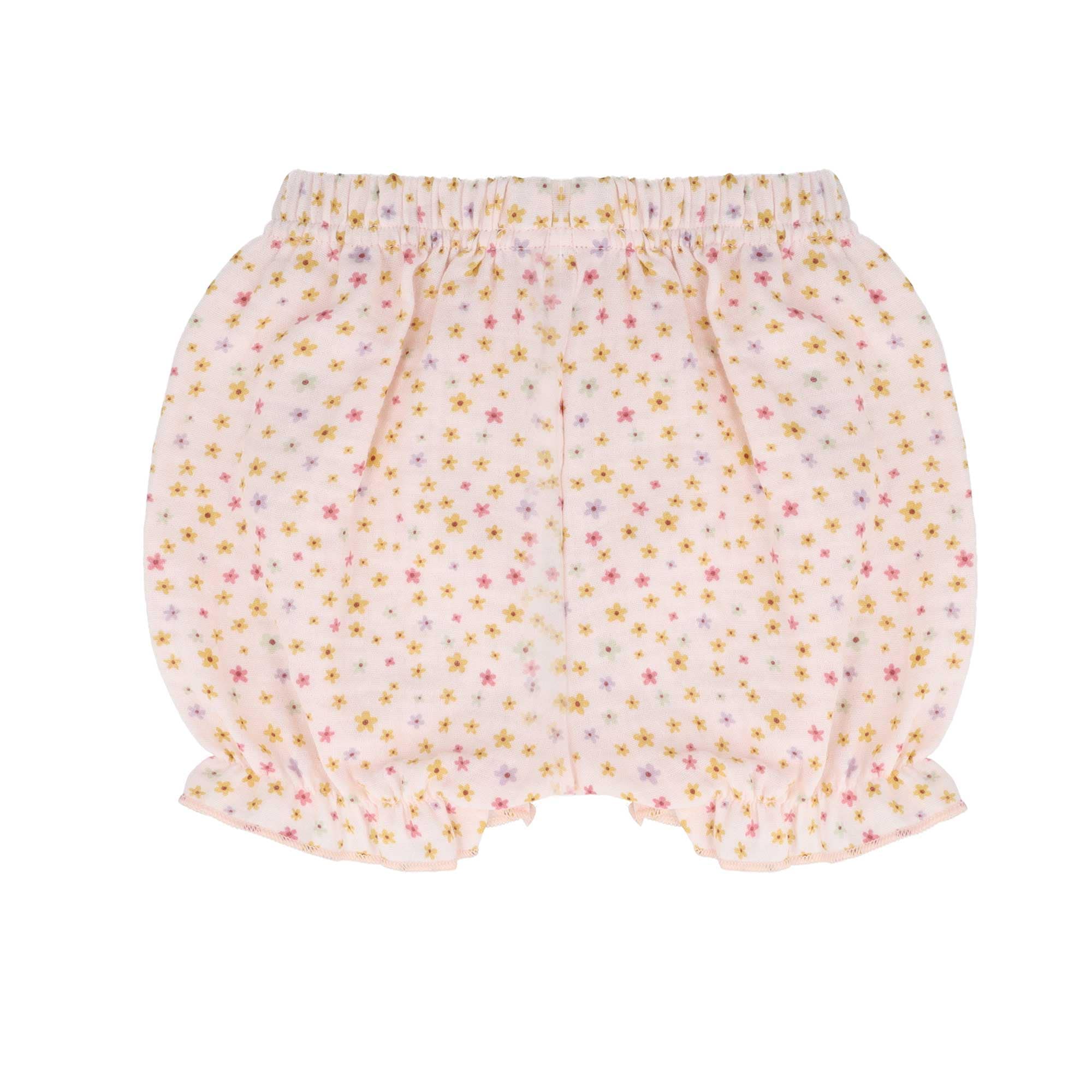 MAXIMO Pantalon bouffant  rose, fleurs, mousseline, pantalon bouffant, bébé fille