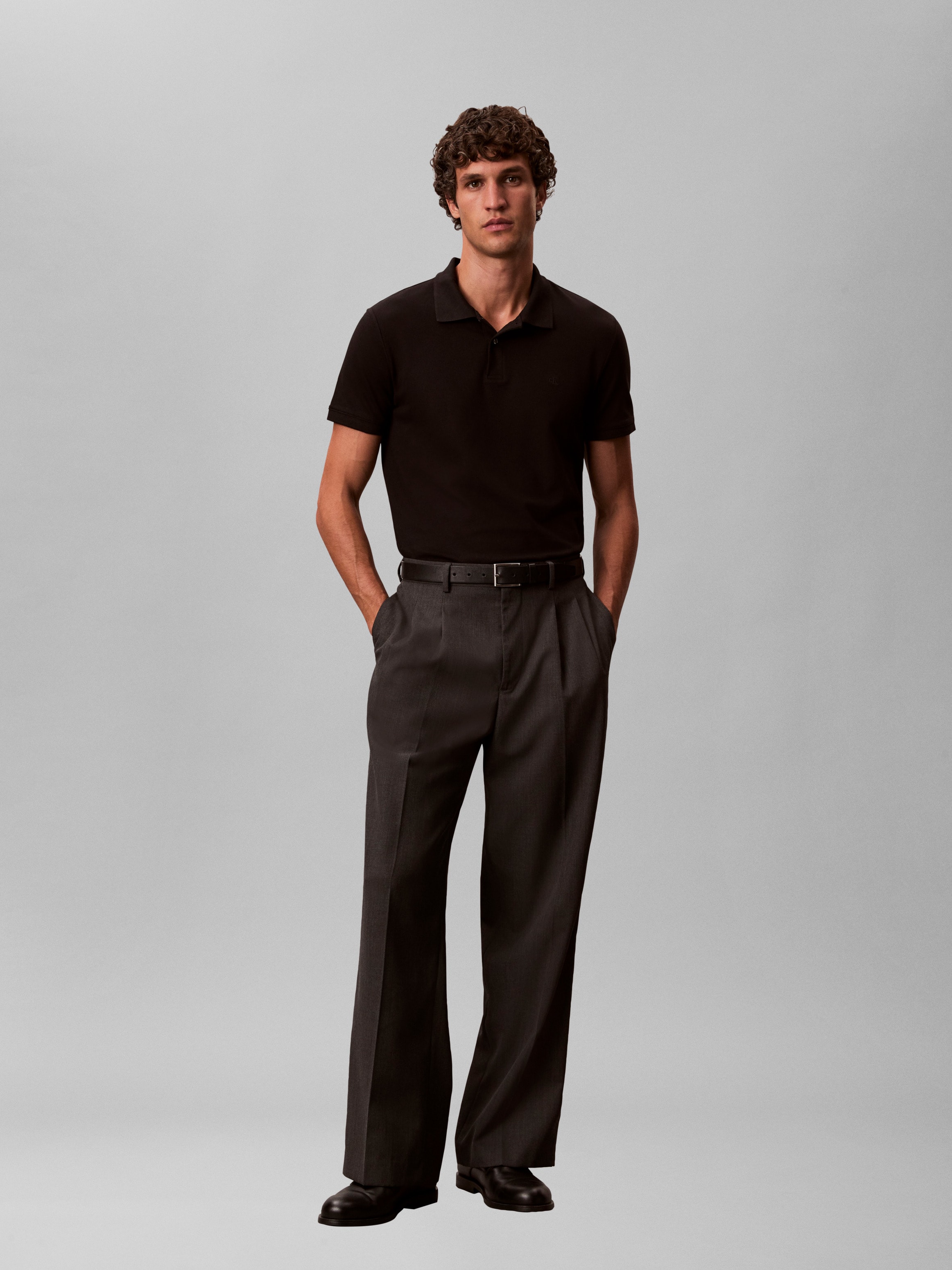 Calvin Klein Polo »SS SLIM REFINED PIQUE POLO« slim fit