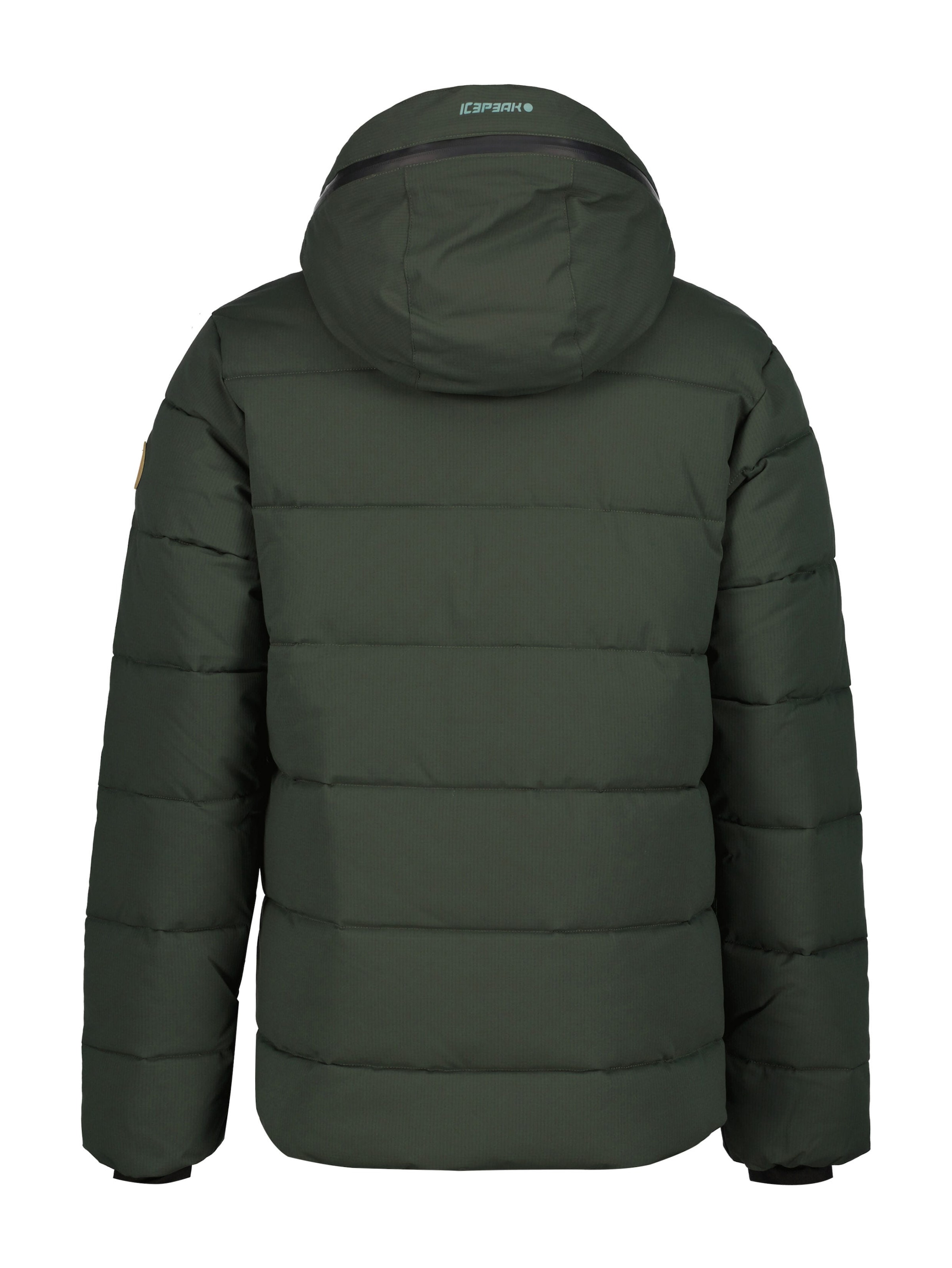 Icepeak Steppjacke »BIXBY«, (1 St.), mit Kapuze, mit kontrastfarbenem Markenpatch am Oberarm