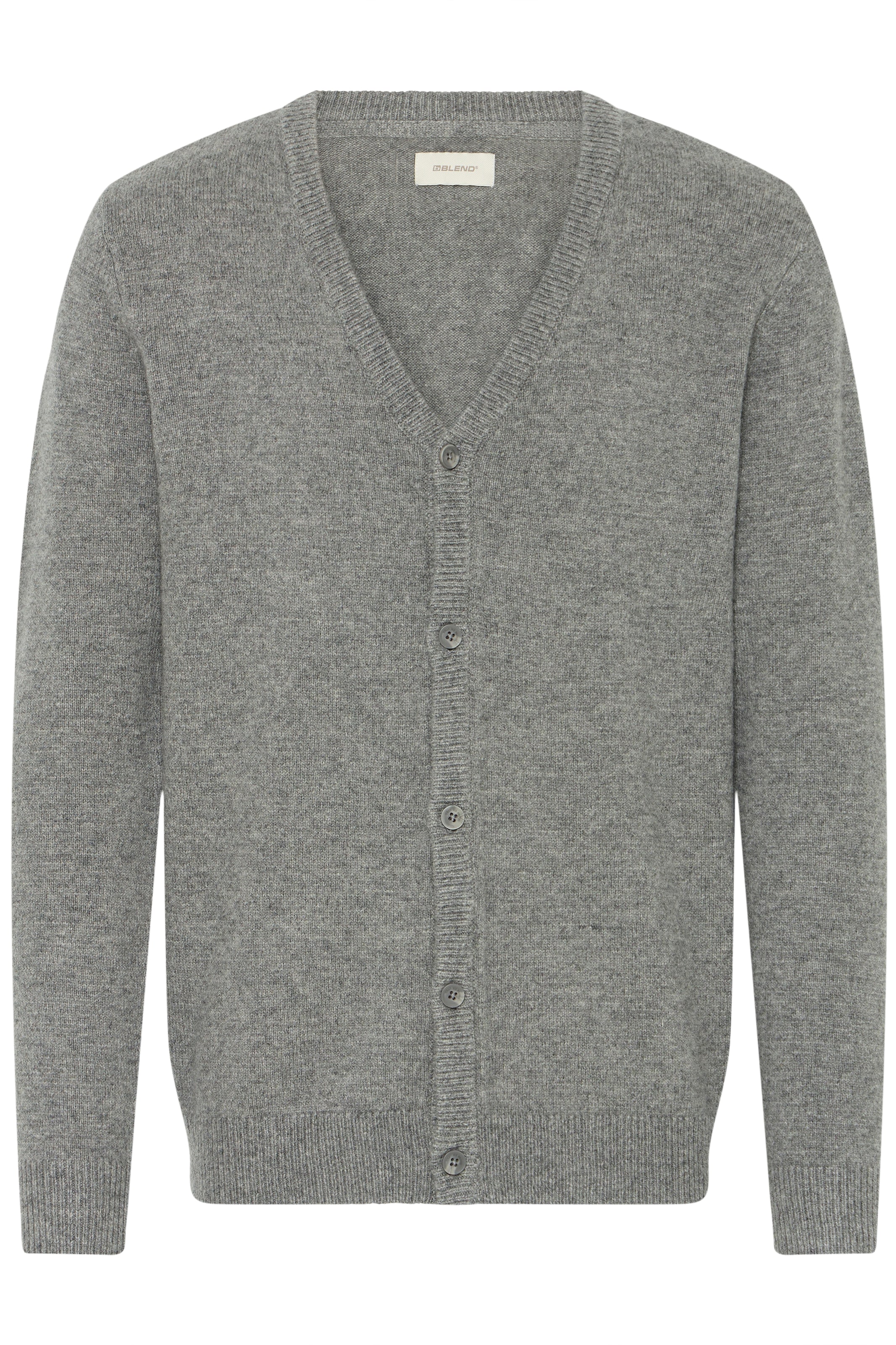 Blend Strickjacke »BHBRANKO CARDIGAN KNIT« mit Knopfleiste, aus Wollmischung, Regular Fit, hüftbedeckende Länge