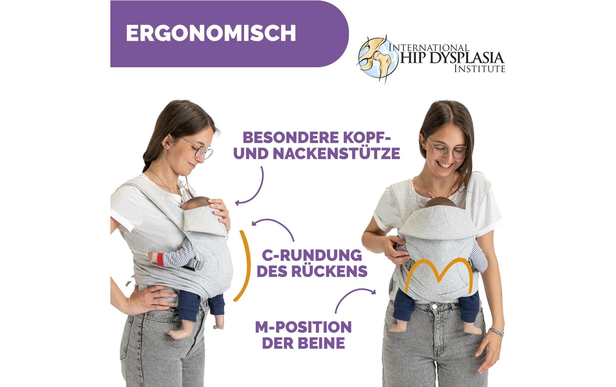   Civière ventrale »Boppy Comfygrow« Tragesitz