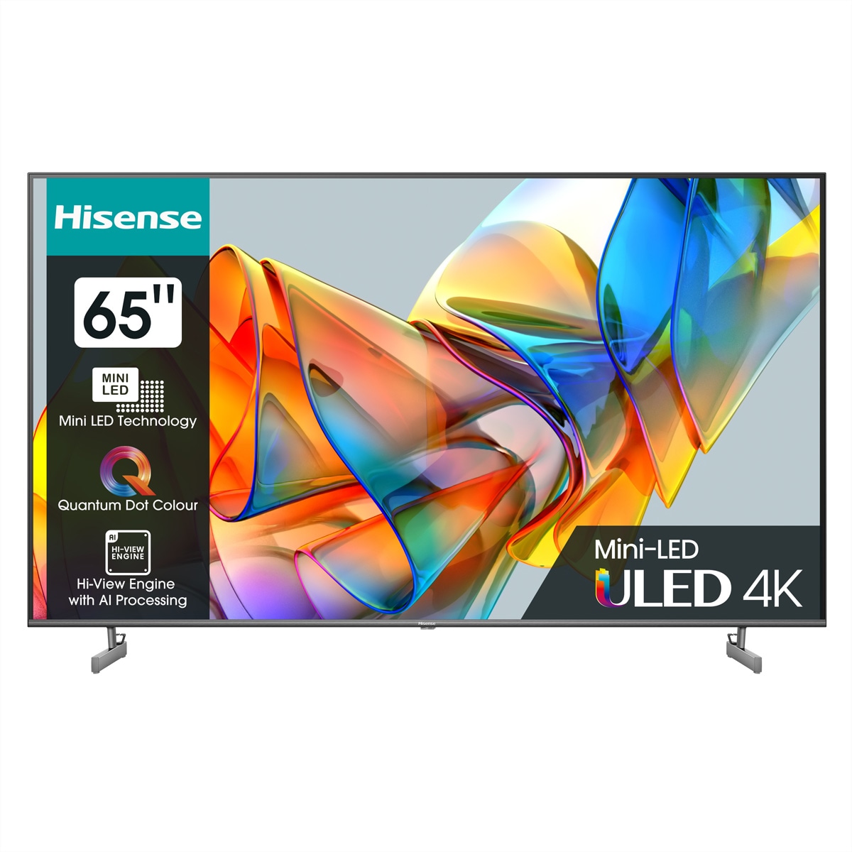 LED-Fernseher »Hisense TV 65U6KQ, 65", ULED 4K, Mini LED, 600 Nit, 60 Hz«, 166 cm/65 Zoll