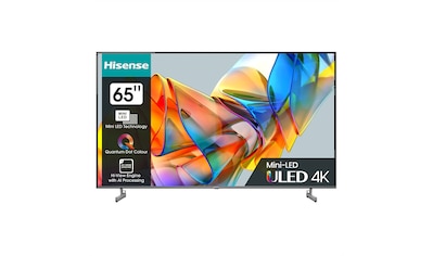 LED-Fernseher »Hisense TV 65U6KQ, 65", ULED 4K, Mini LED, 600 Nit, 60 Hz«, 166 cm/65 Zoll